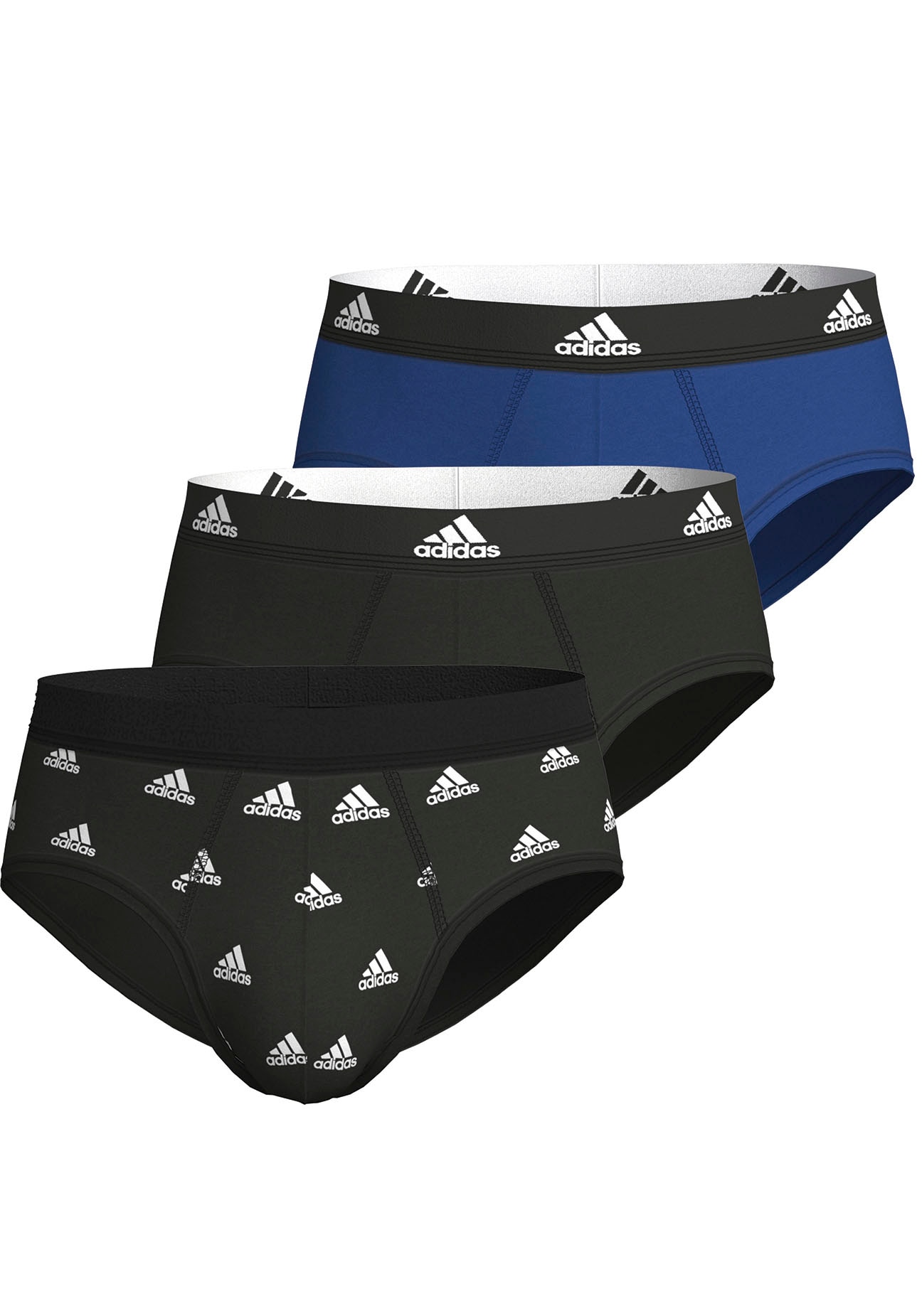 adidas Sportswear Slip »"Active Flex Cotton"«, (3er Pack), scheuerfrei & feuchtigkeitsabsorbierend