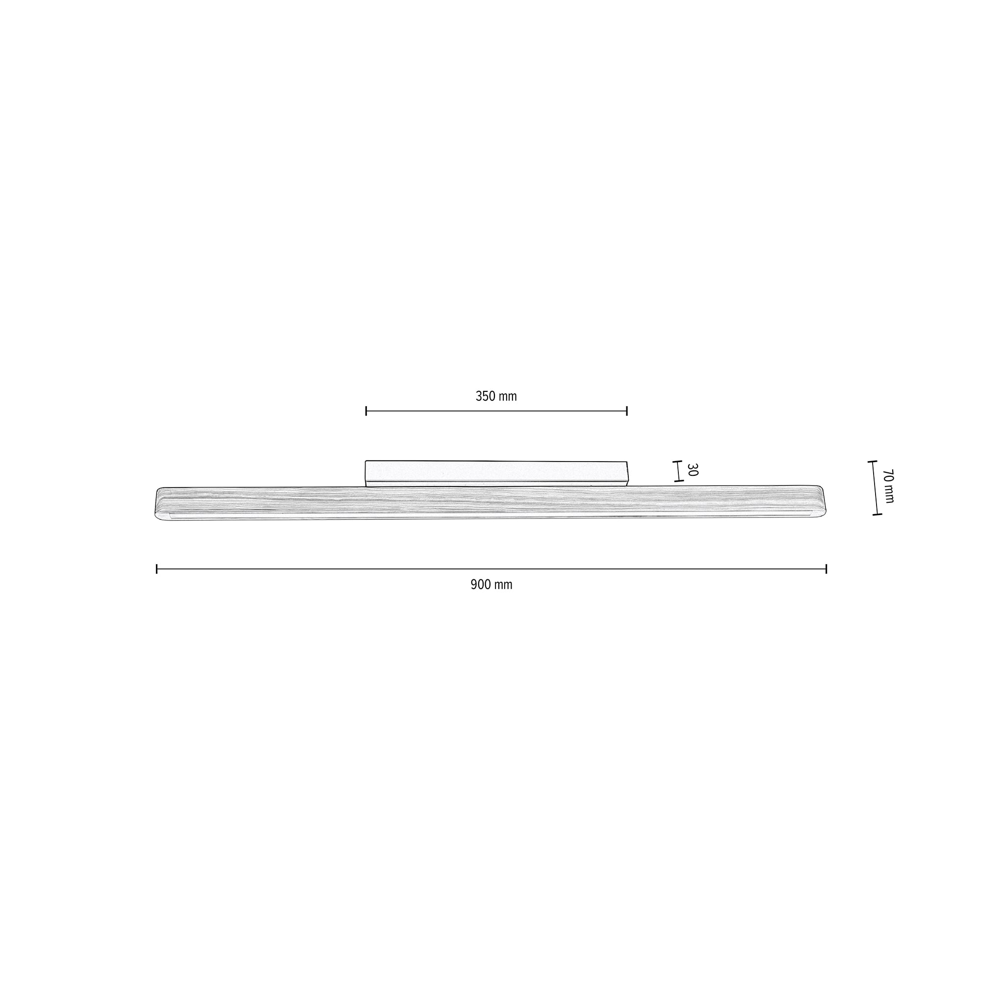 BRITOP LIGHTING Deckenleuchte »FORESTIER«, 1 flammig-flammig, aus Massivholz, Naturprodukt mit FSC®-Zertifikat, LED-Modul integriert