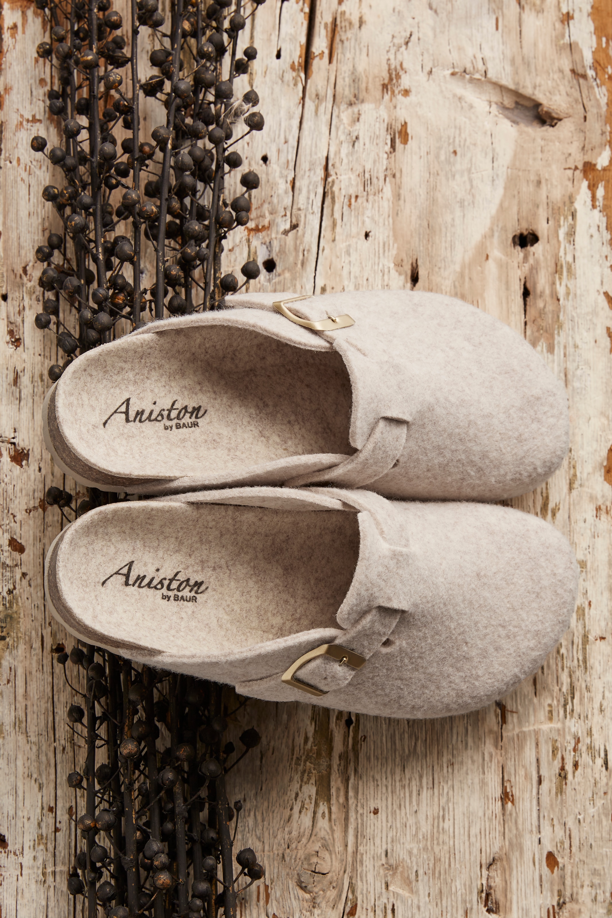 Aniston SHOES Clog, Hausschuh, Homeslipper mit verstellbarem Riemchen - NEUE KOLLEKTION