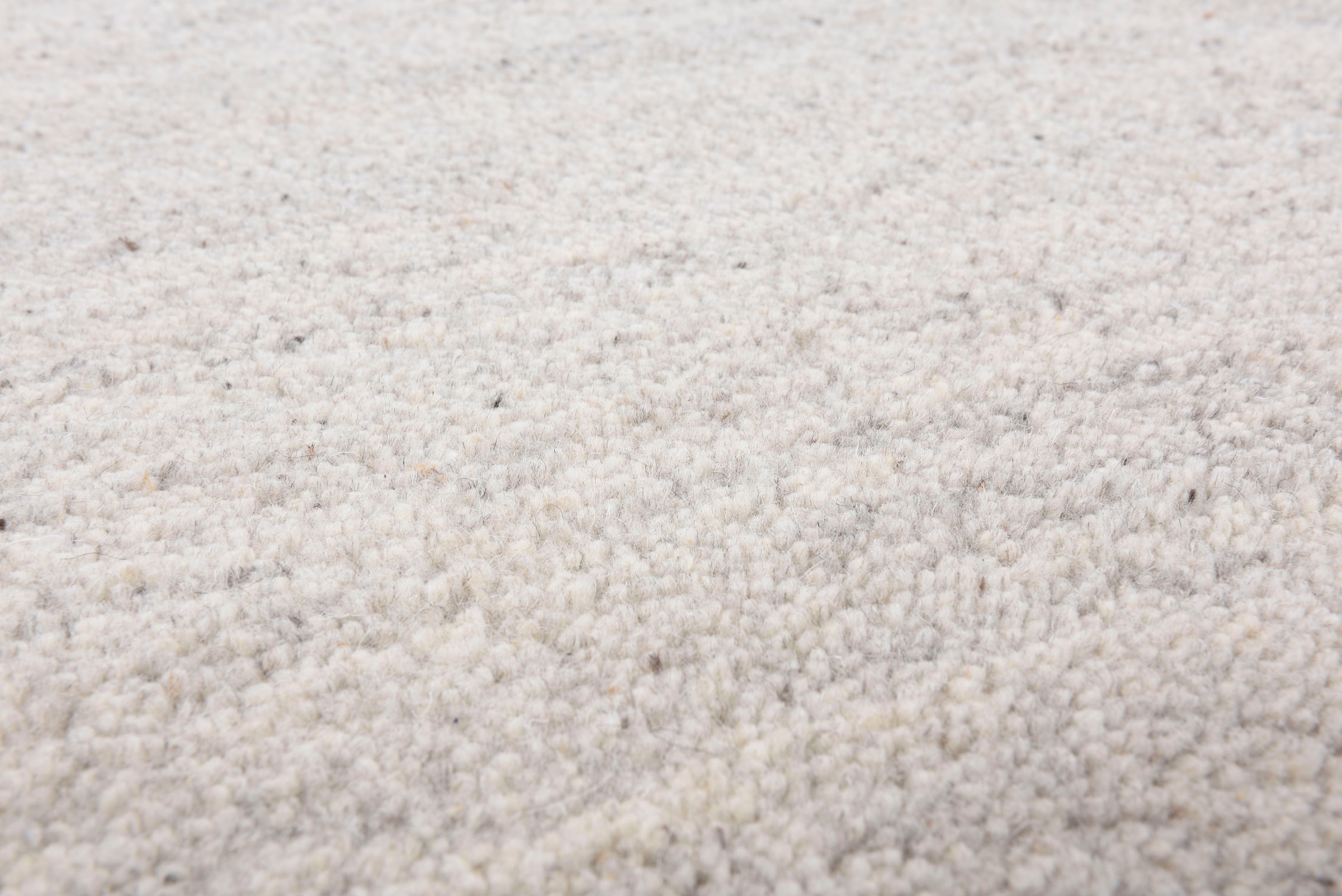 THEKO Wollteppich »Maloronga Uni«, rund, echter Berber Teppich, reine Wolle, handgeknüpft