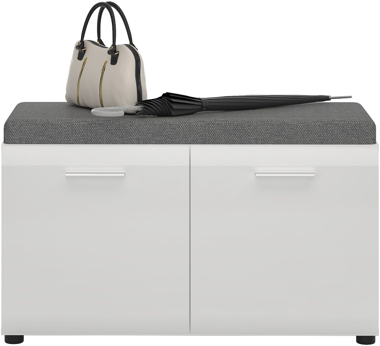 LIVING CHARM Sitzbank »Merano«, Breite 96 cm, mit Sitzkissen