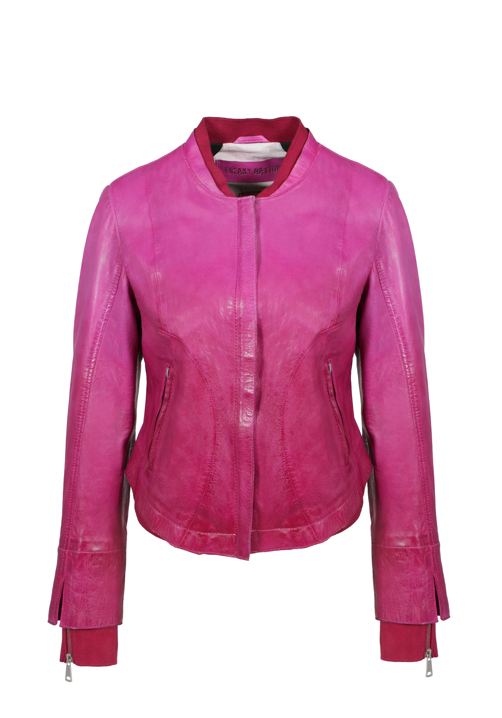 Freaky Nation Lederjacke »Pink Soul-FN«