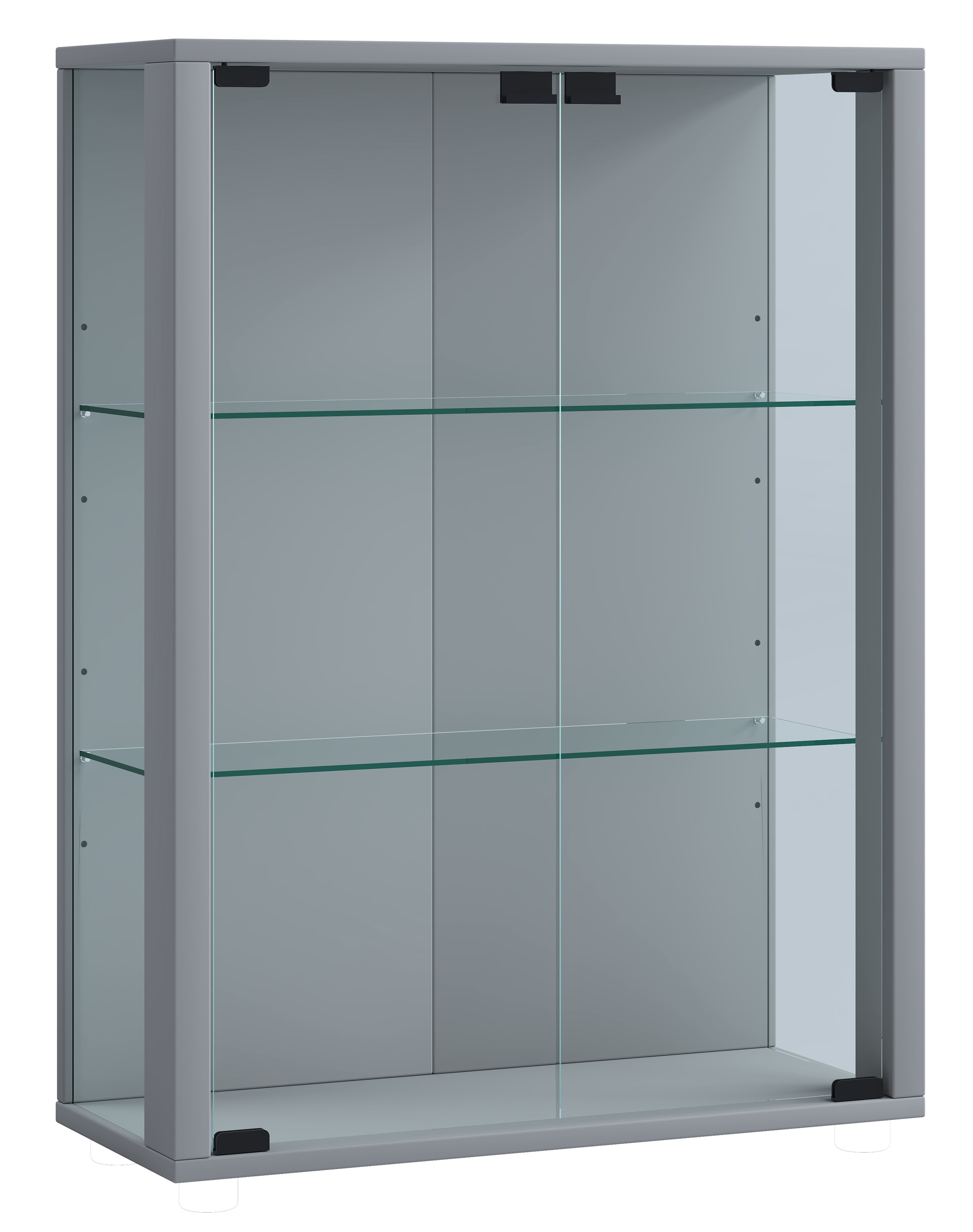 VCM Wandregal »Wandvitrine Hängevitrine Glasvitrine Glas Udina«