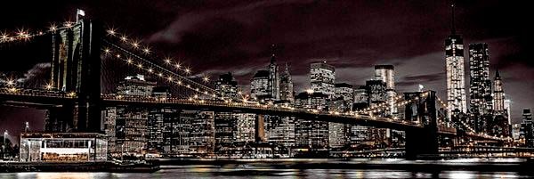 Reinders! Deco-Panel »New York bei Nacht«, 156/52 cm