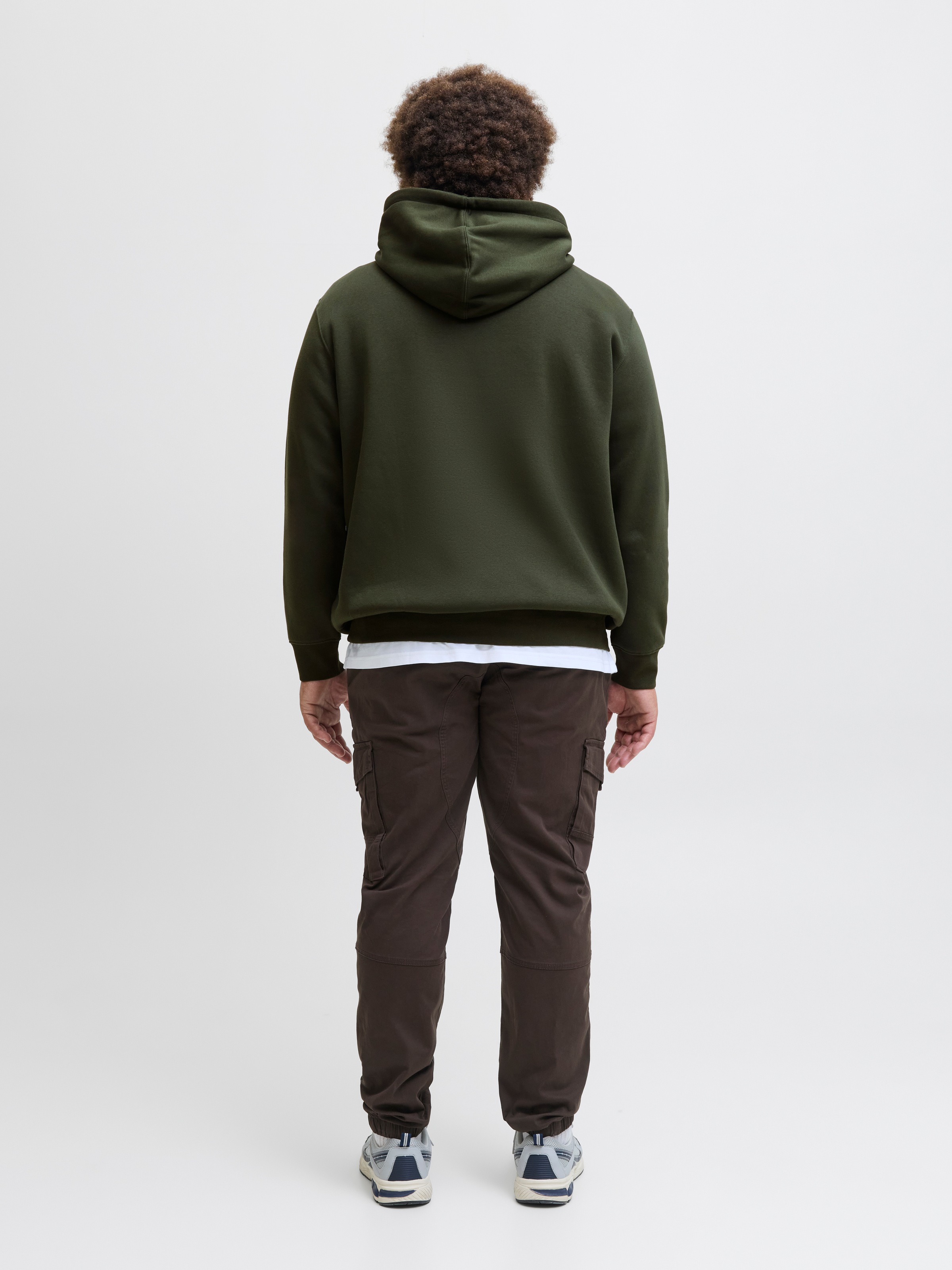 Jack & Jones PlusSize Kapuzensweatshirt »JJESTAR JJ SWEAT HOOD NOOS PLS«, mit Kängurutasche