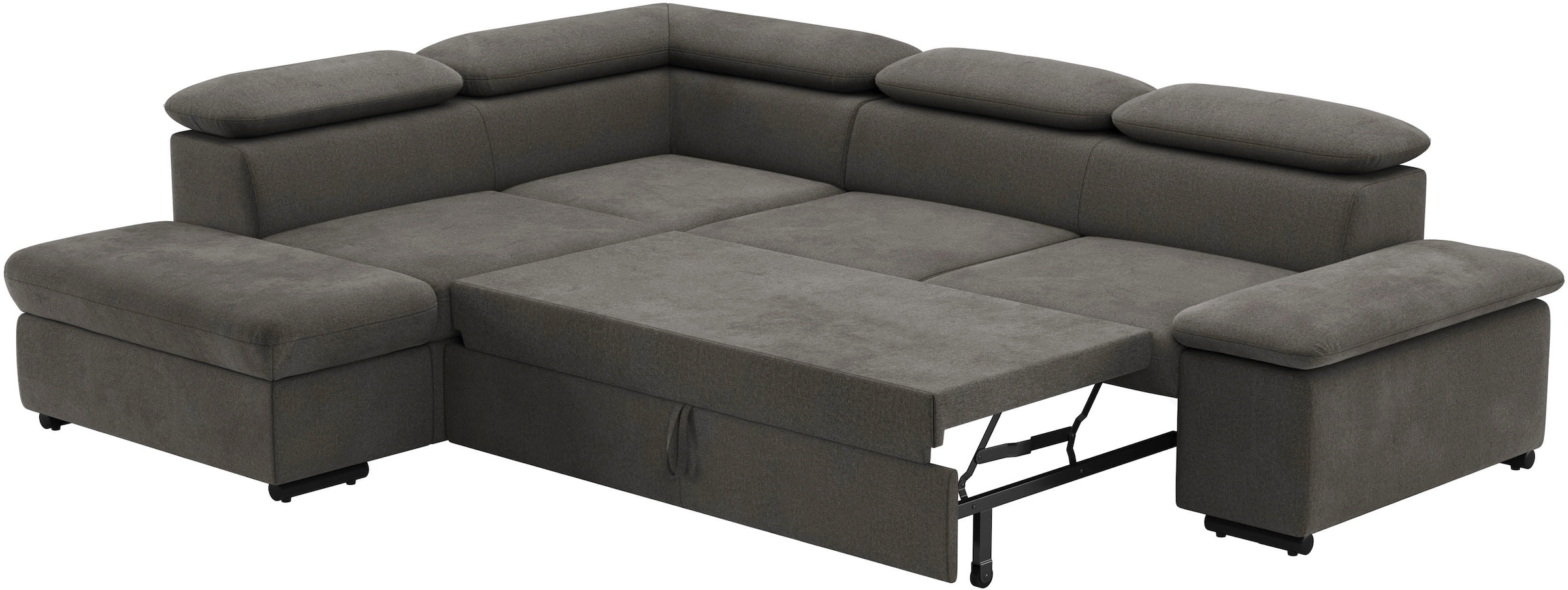 sit&more Ecksofa »Alcudia L-Form«, mit Armteilverstellung, optional Kopfteilverstellung und Bettfunktion