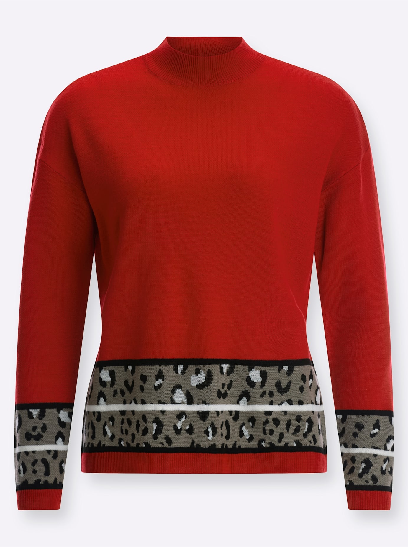 Classic Basics Stehkragenpullover »Langarm-Pullover«