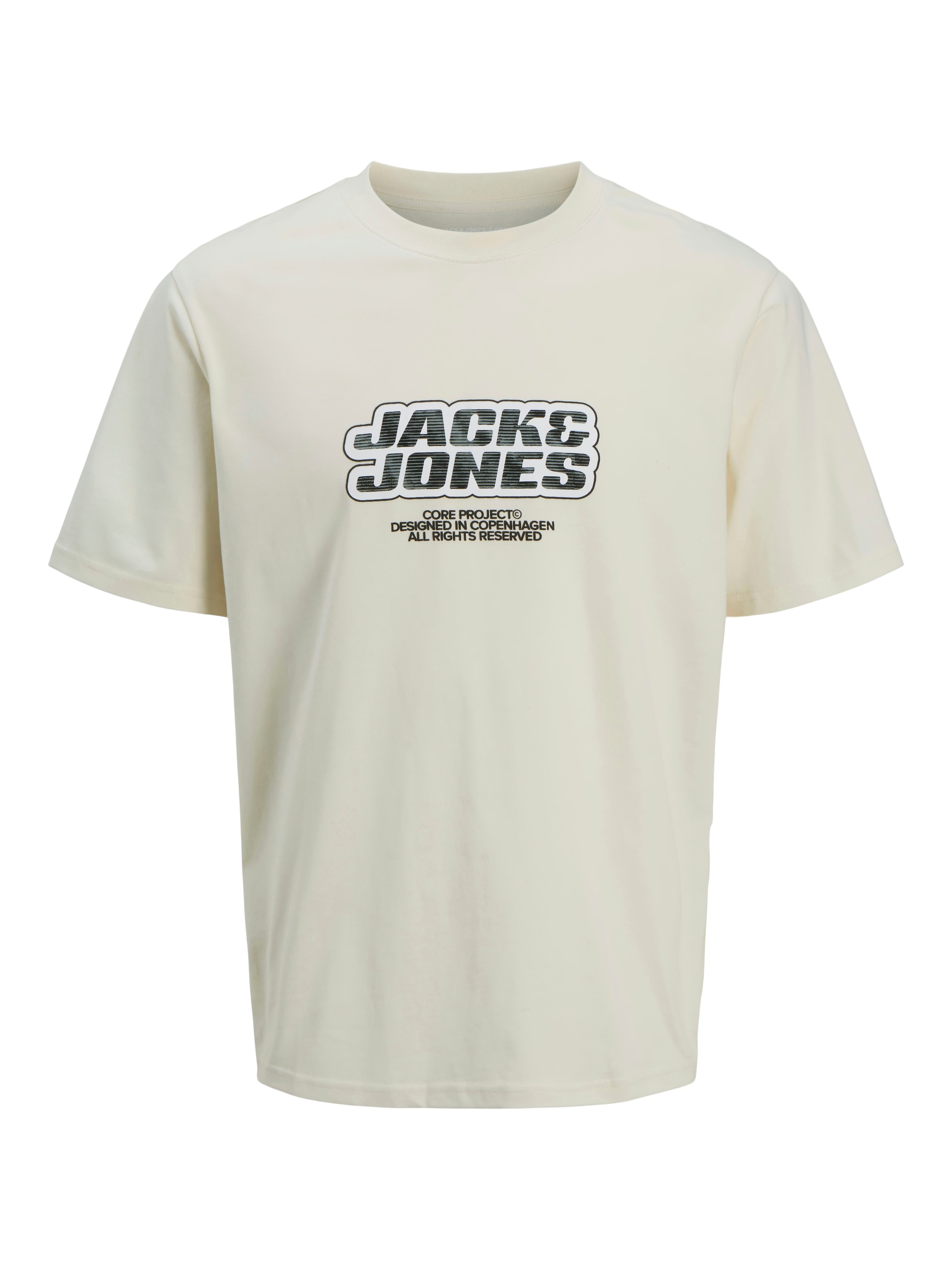 Jack & Jones PlusSize Print-Shirt »JCOLIDO AOP FRONT PRINT TEE SS CRE PLS«, mit Logo Print