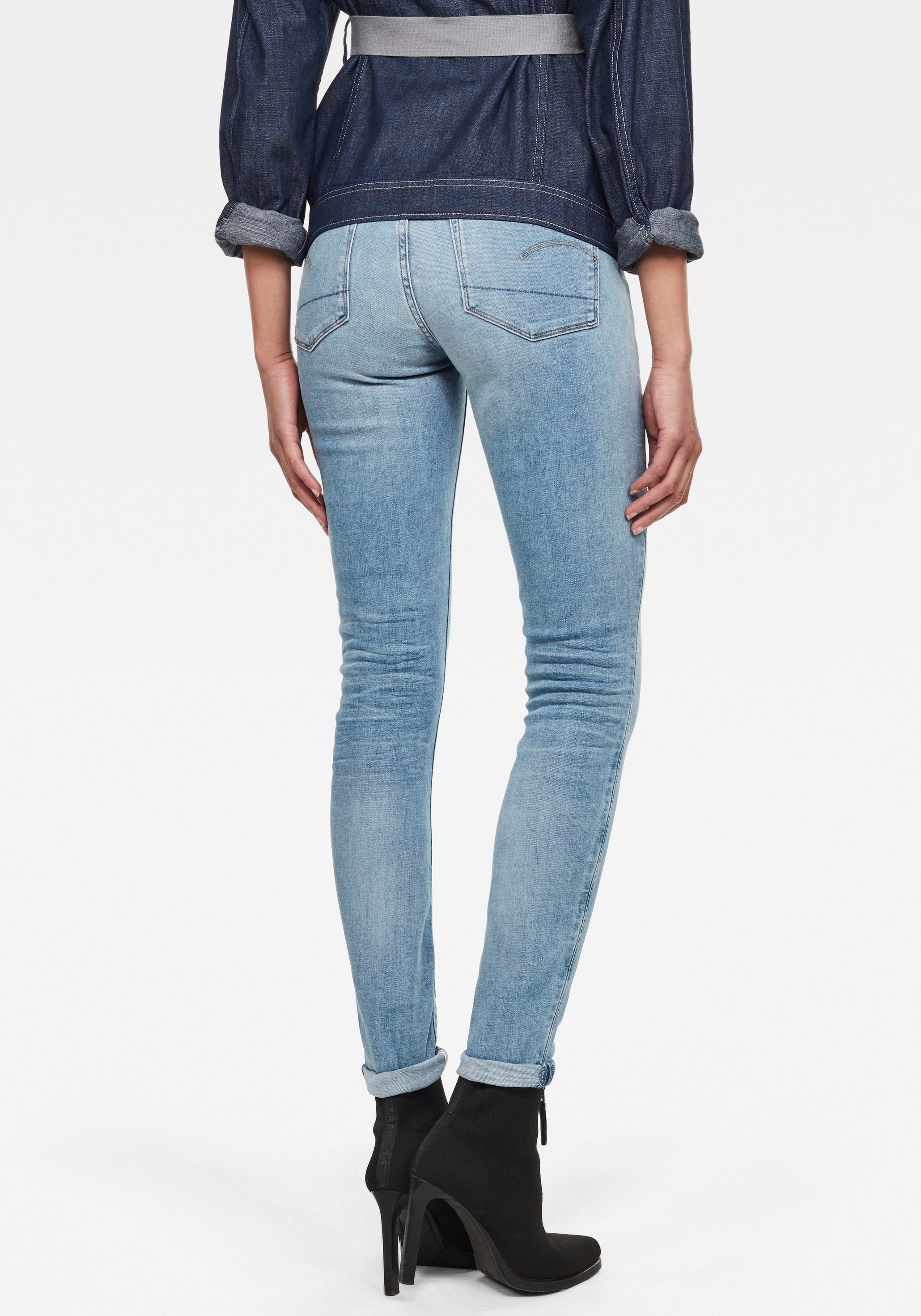 form fitting jeans