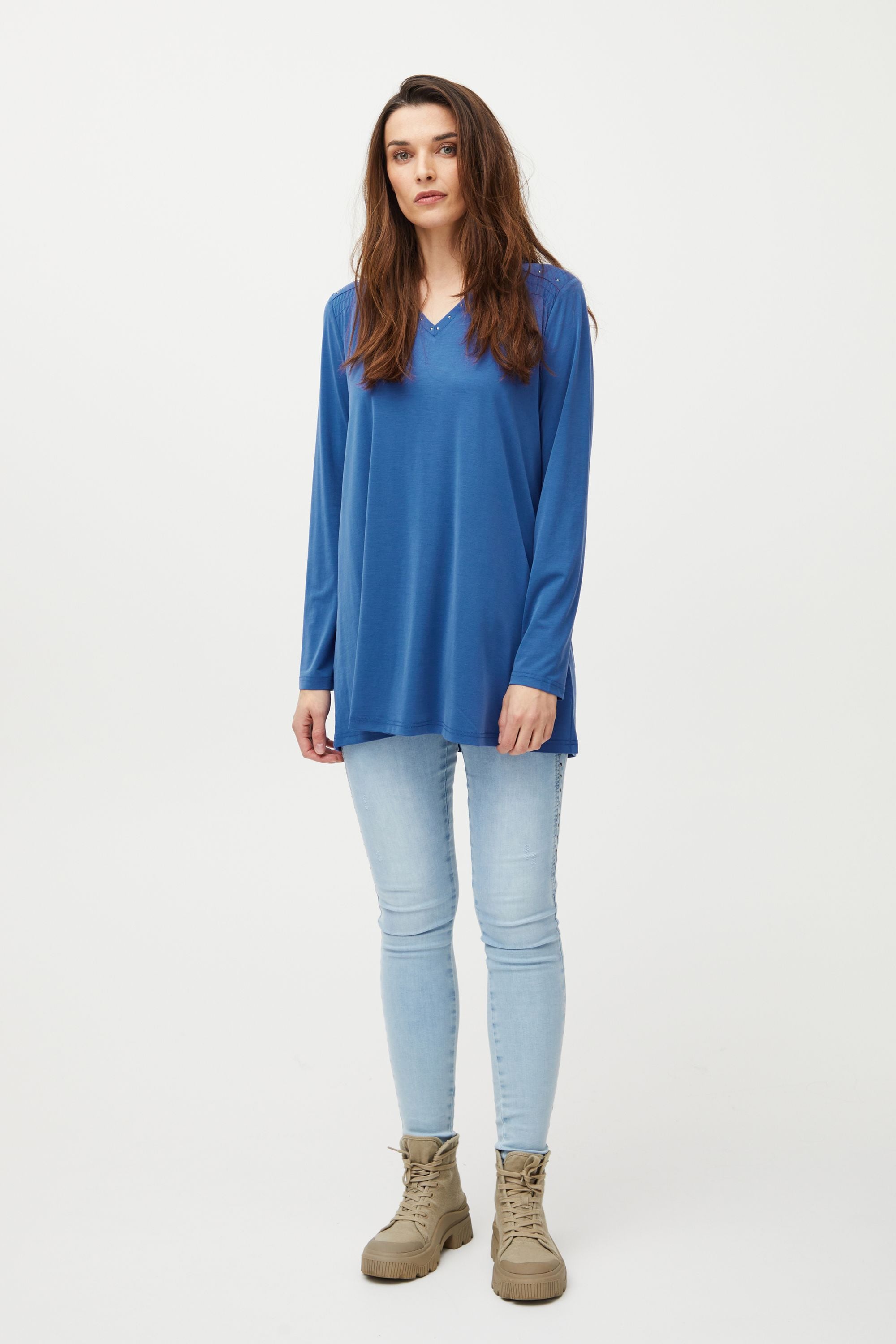 Pulz Jeans Tunika »Langarmbluse PZLippa«