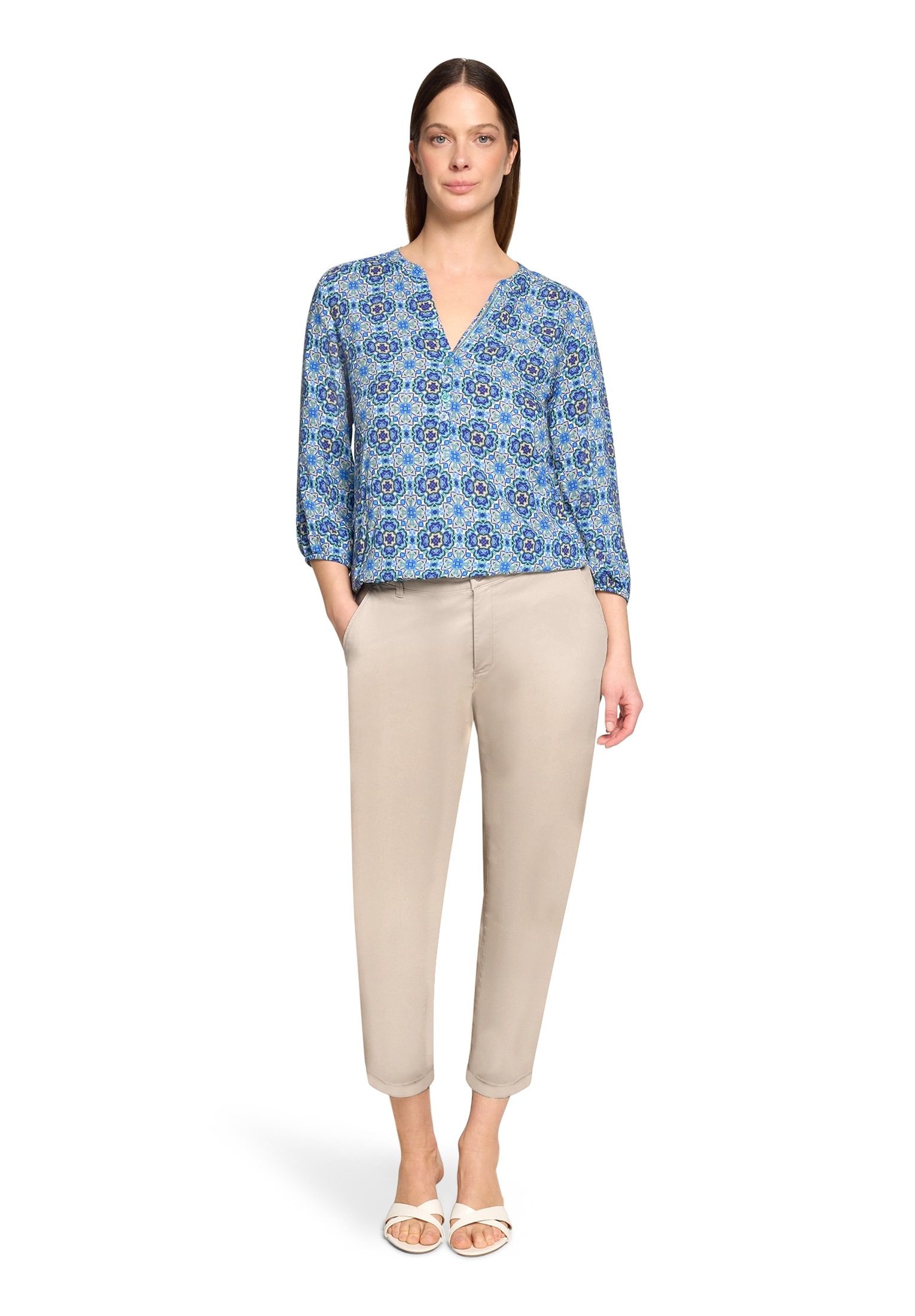 Cartoon Klassische Bluse »Casual-Bluse mit Muster«