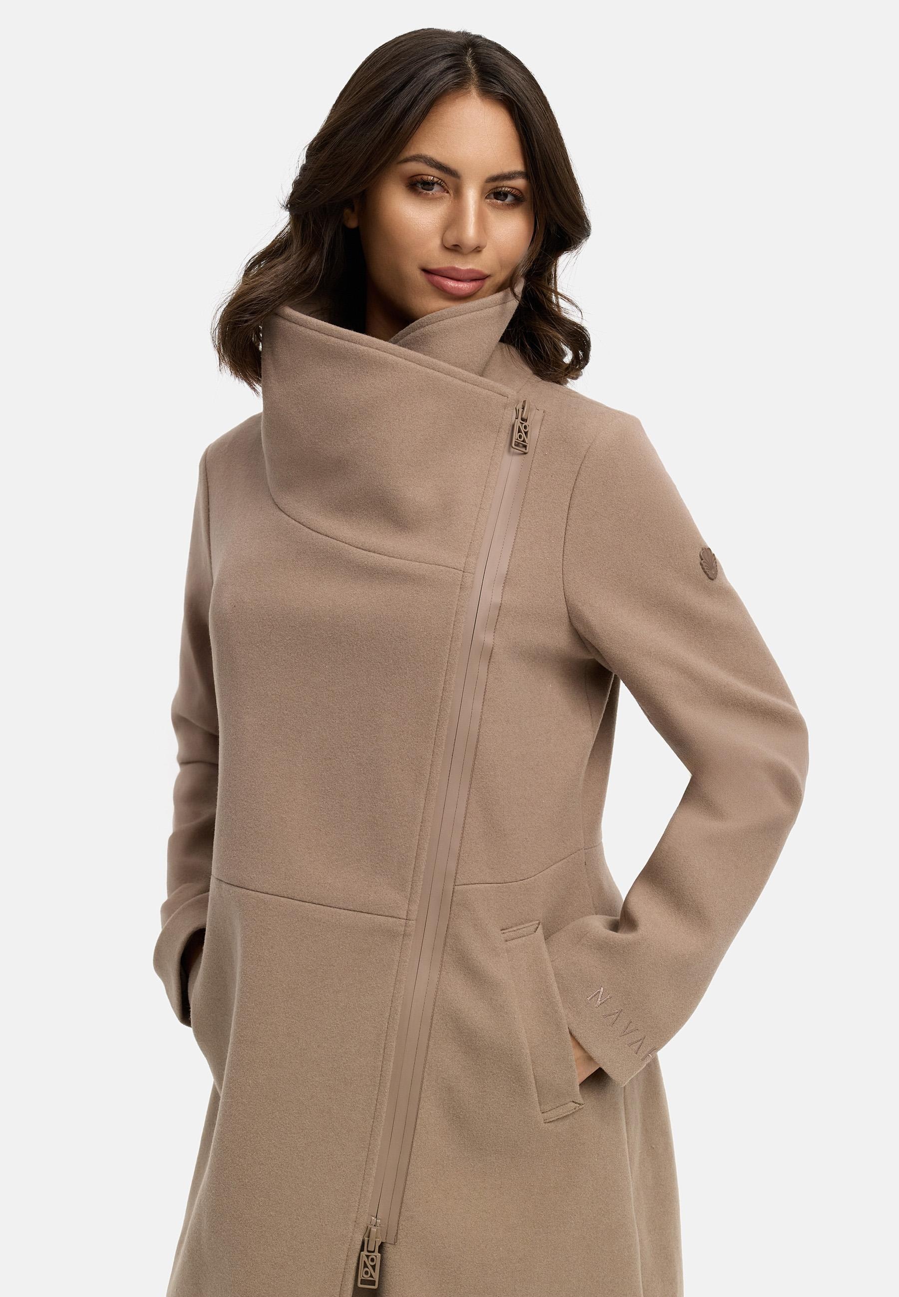 Navahoo Kurzmantel »Kurzmantel Samtrose 14«