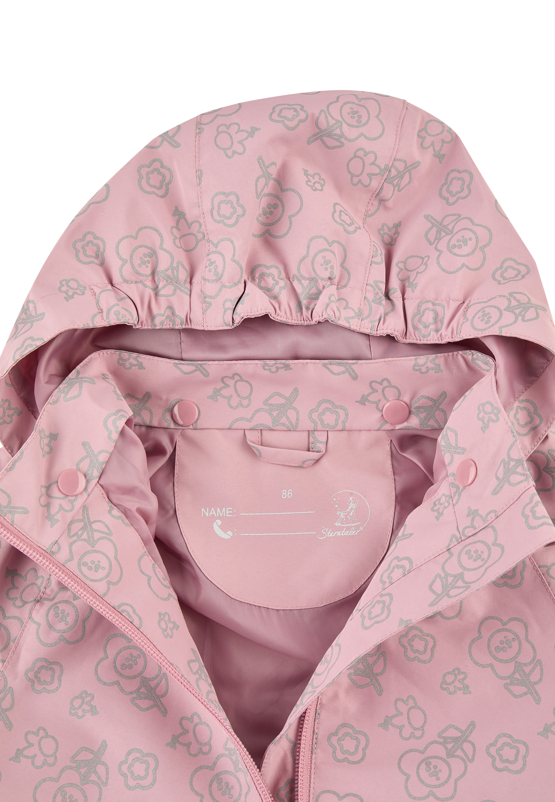 Sterntaler® Regenjacke »Regenjacke gefüttert Blume«