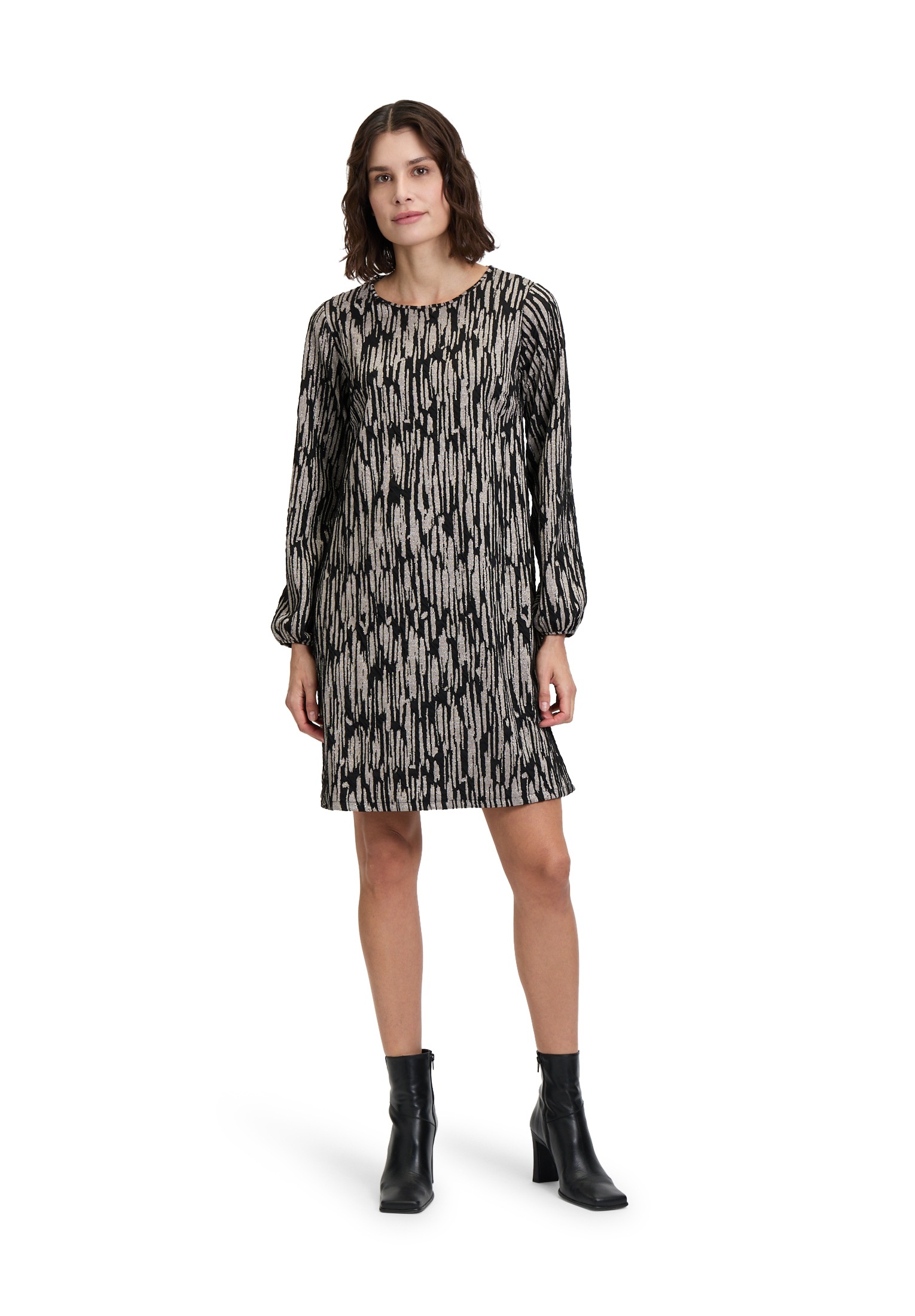 Betty&Co Bodykleid »Casual-Kleid im Glitzer-Look«