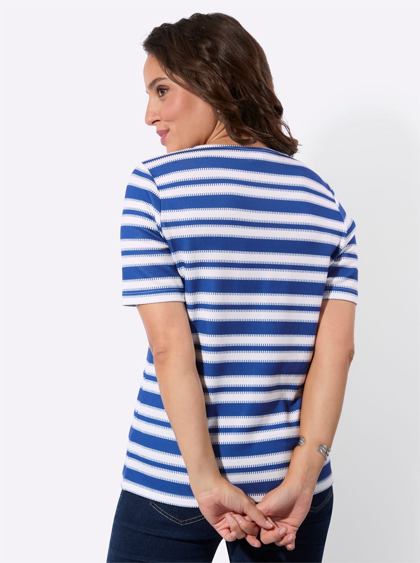 Casual Looks Rundhalsshirt »Kurzarm-Shirt« 1 tlg.