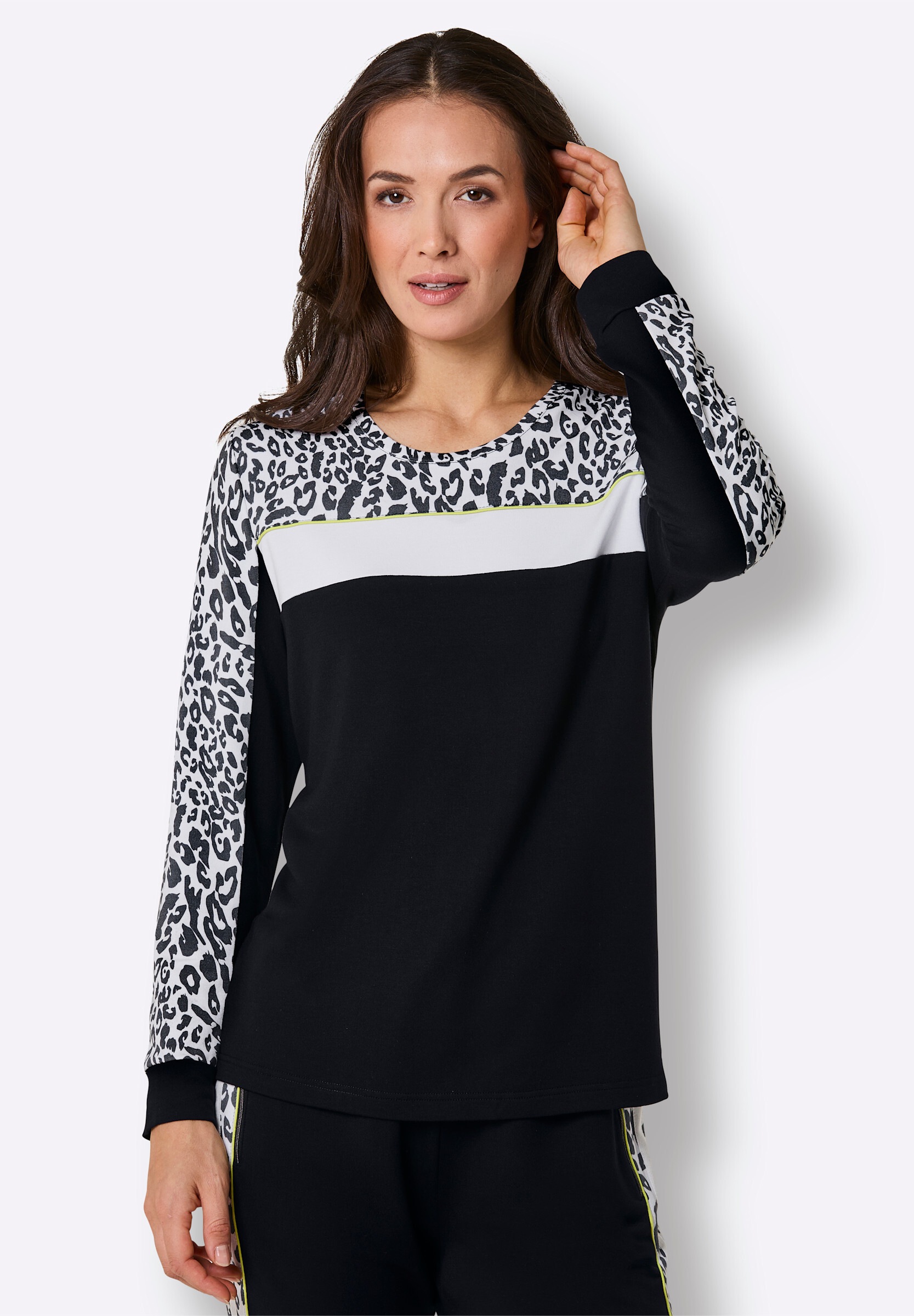 creation L Sweatshirt »Modal-Viskose-Shirt Langarmshirt in Lyocell-Qualität«, 1 Stk.
