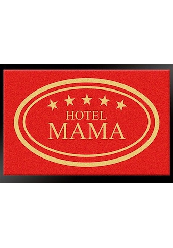 HANSE Home Fußmatte »Hotel Mama - 5 Sterne«, rechteckig, 8 mm Höhe, mit Spruch,... kaufen