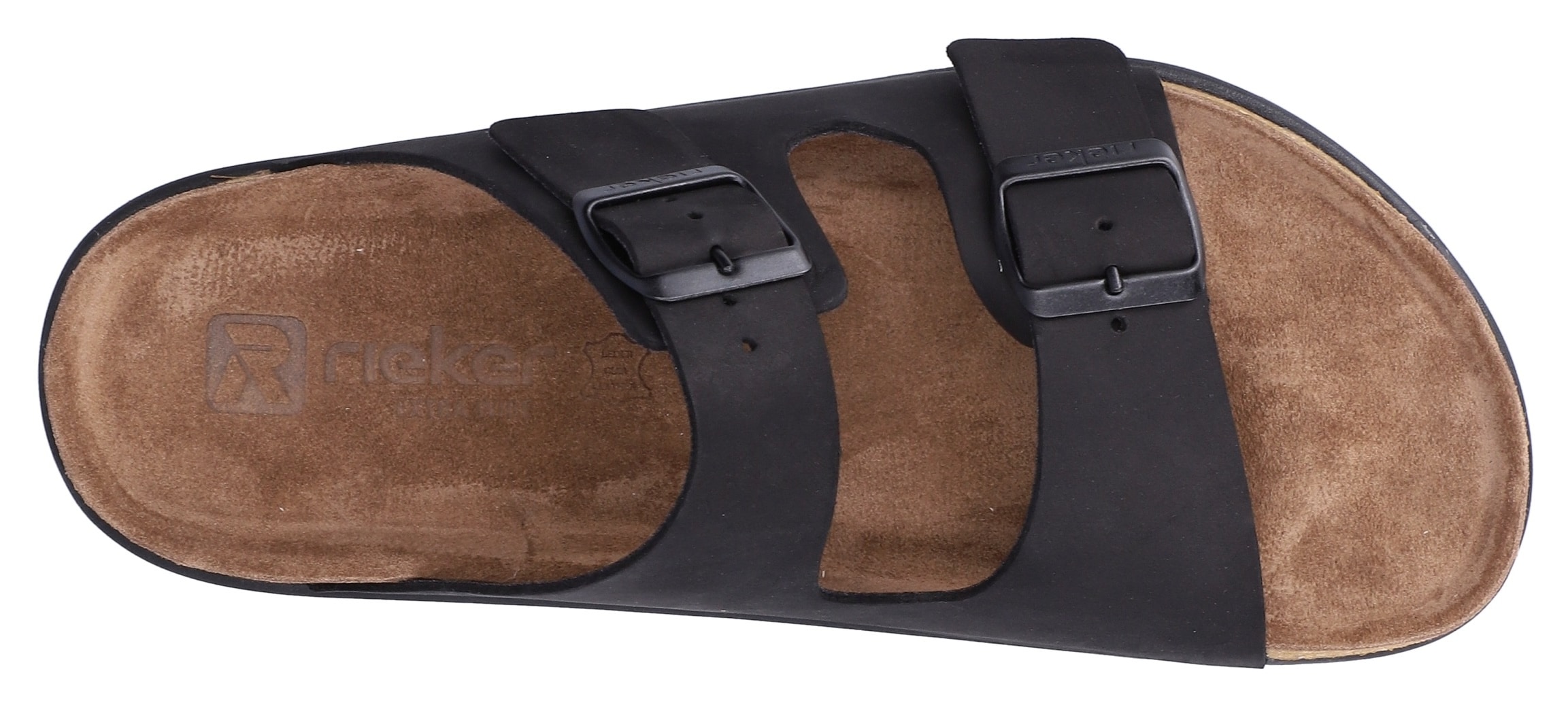 Rieker Pantolette  Sommerschuh, Strandschuh, Hausschuh mit bequemem Fußbett