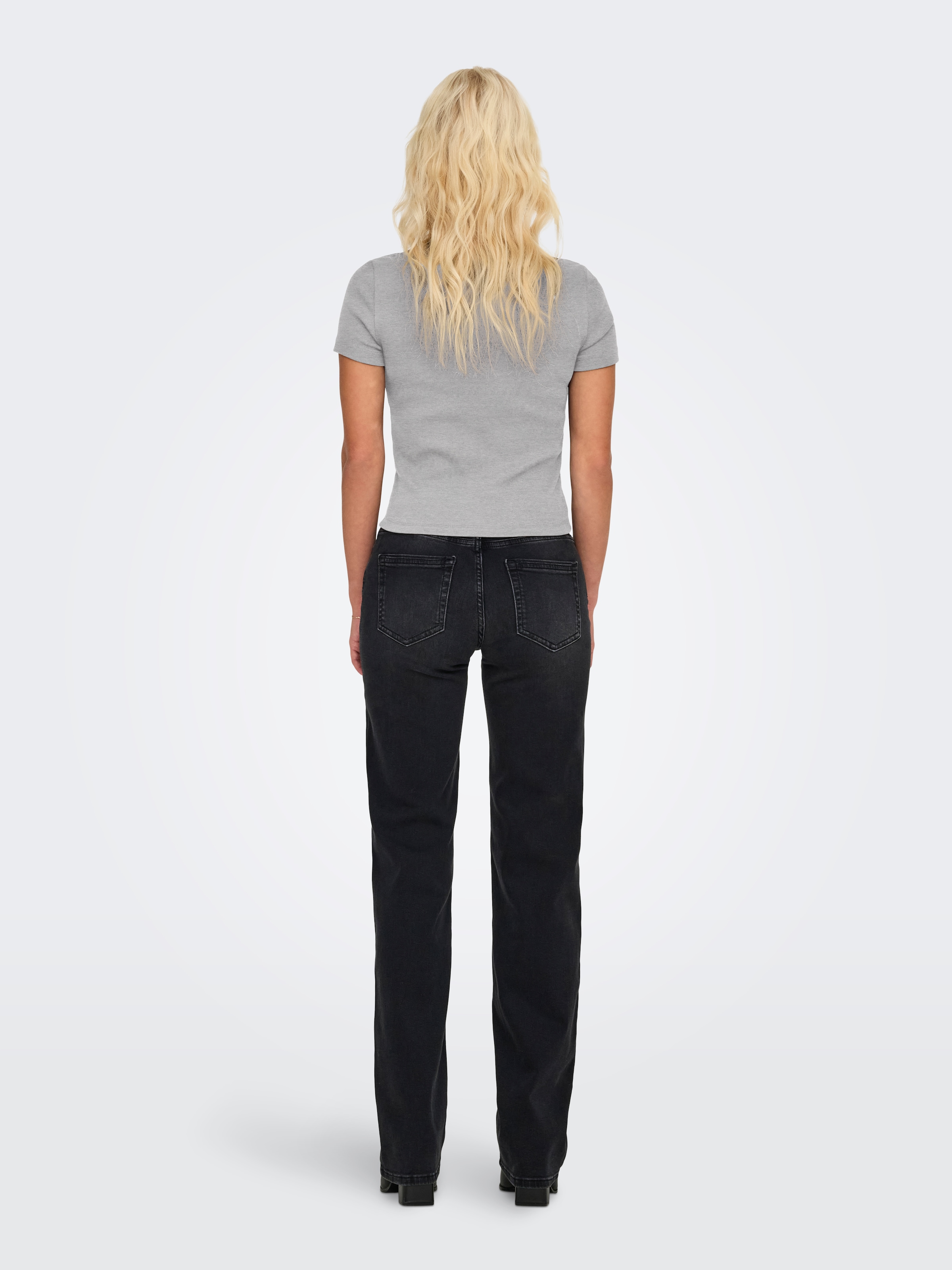 ONLY Kurzarmshirt »ONLVAL – Basic-Shirt mit Stretchkomfort für jeden Tag«, regular fit, modisch, Jersey, Baumwollmischung, Rundhals
