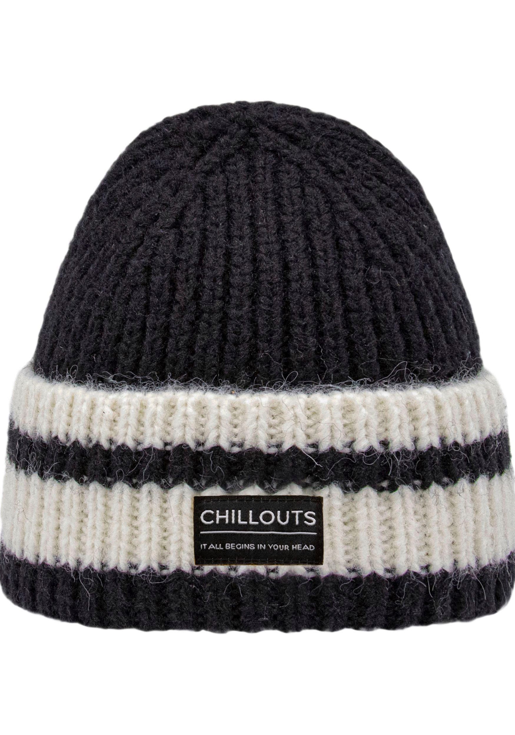 chillouts Strickmütze »Cooper Hat«, mit Kontrast-Streifen kaufen online bei  OTTO