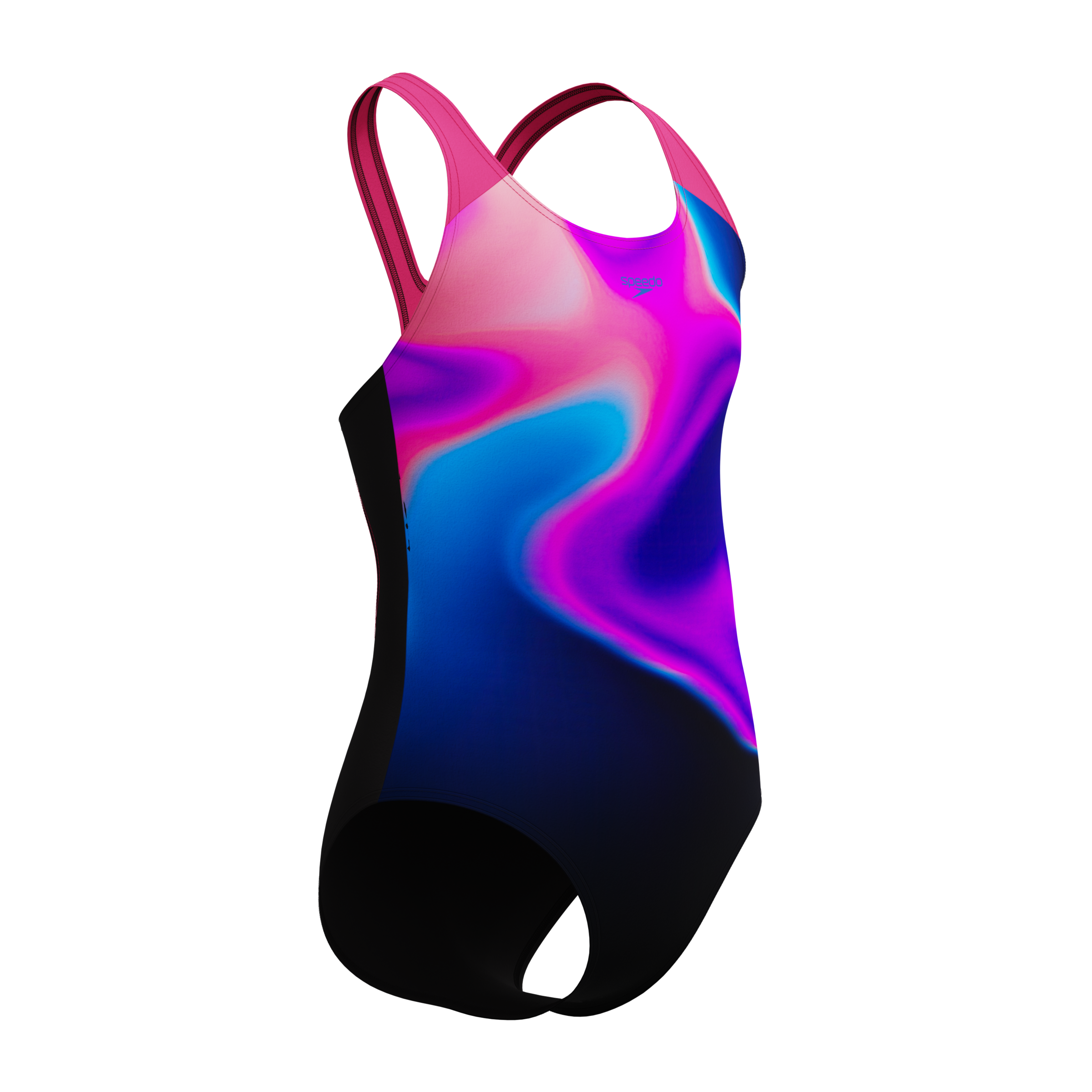 Speedo Badeanzug für Kinder und Jugendliche, sportlicher Stil, Splashback-Träger