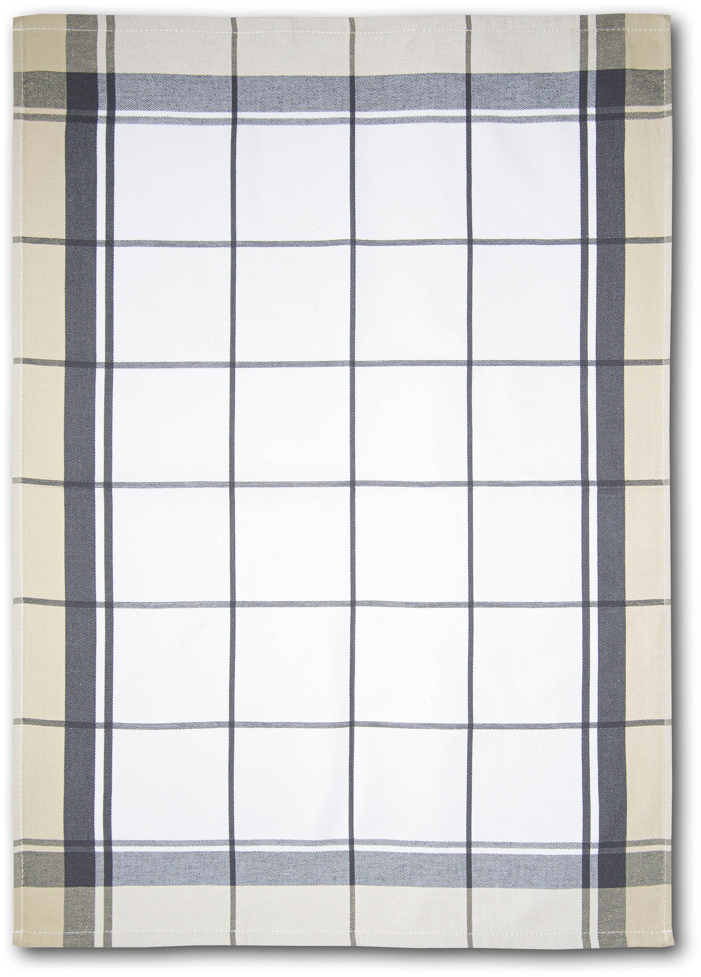 Dyckhoff Geschirrtuch »KARO, Maße je Tuch ca. 50x70 cm, aus 100% Baumwolle«, (Set, 3 tlg.), mit drei verschiedenen Motiven