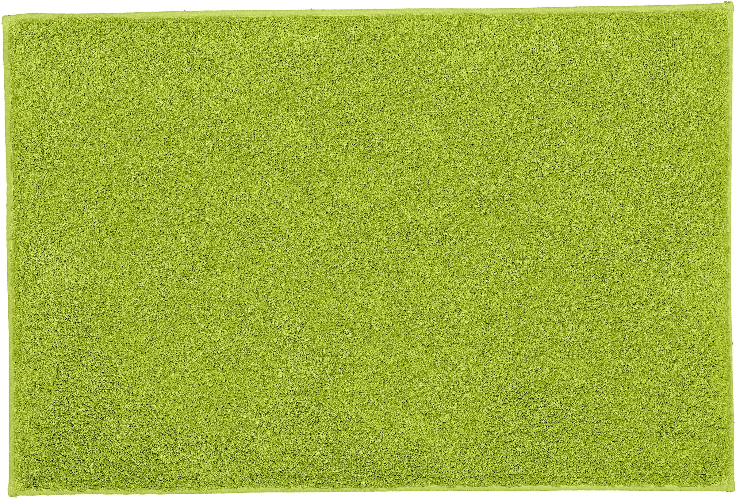 Kleine Wolke Badematte »Kansas«, rutschhemmend beschichtet, fußbodenheizungsgeeignet, Badteppich, Uni Farben, reine Baumwolle, waschbar