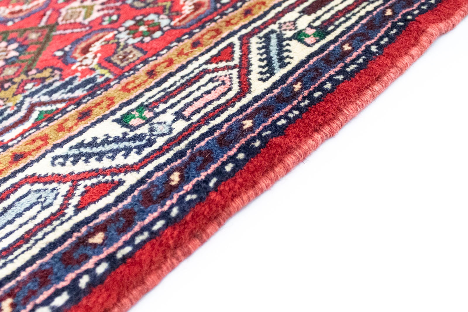 morgenland Wollteppich »Hamadan Teppich handgeknüpft rot«, rechteckig, handgeknüpft