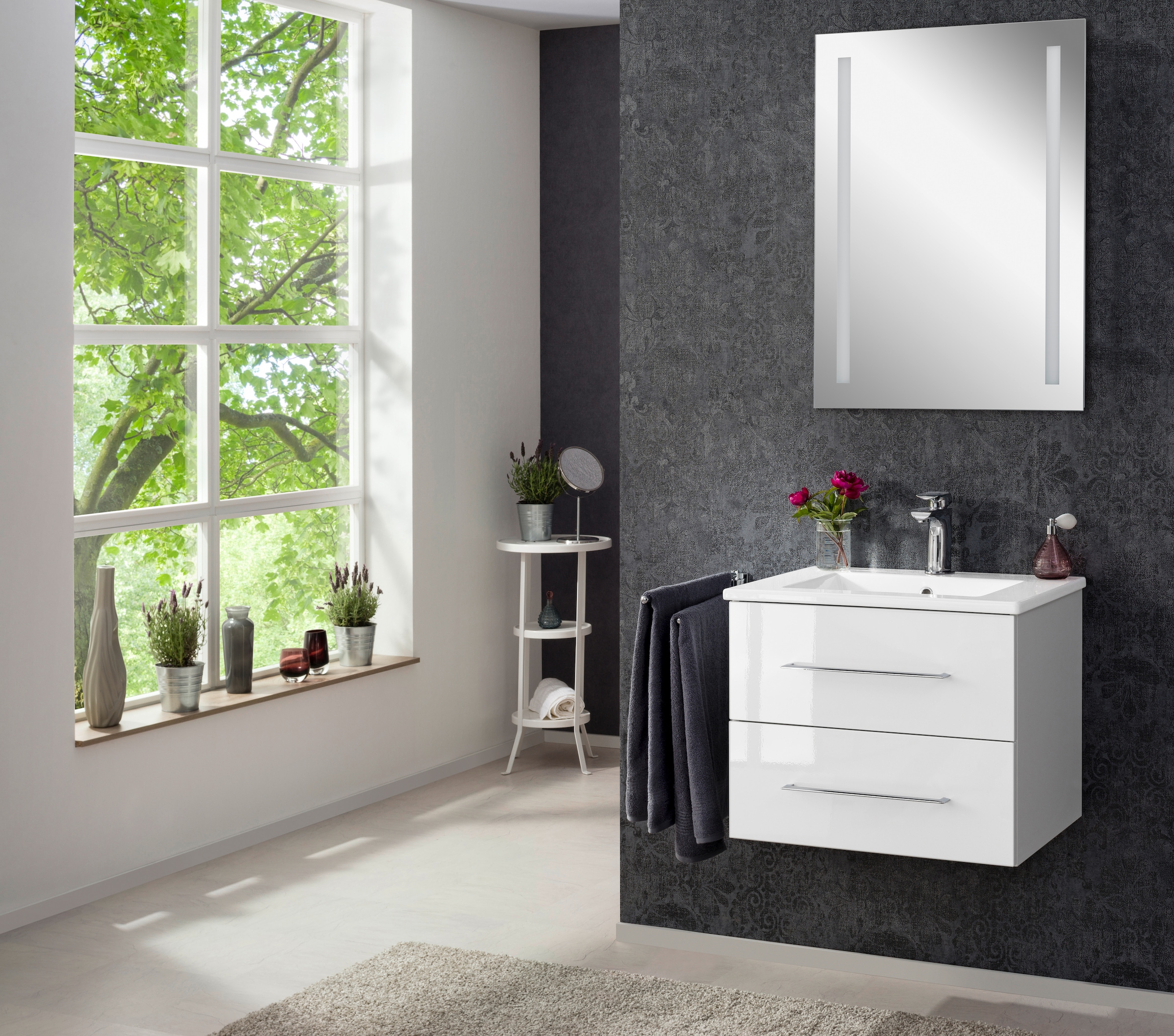 FACKELMANN Waschtisch »Waschplatz-Set B.Clever«, 3-teilig