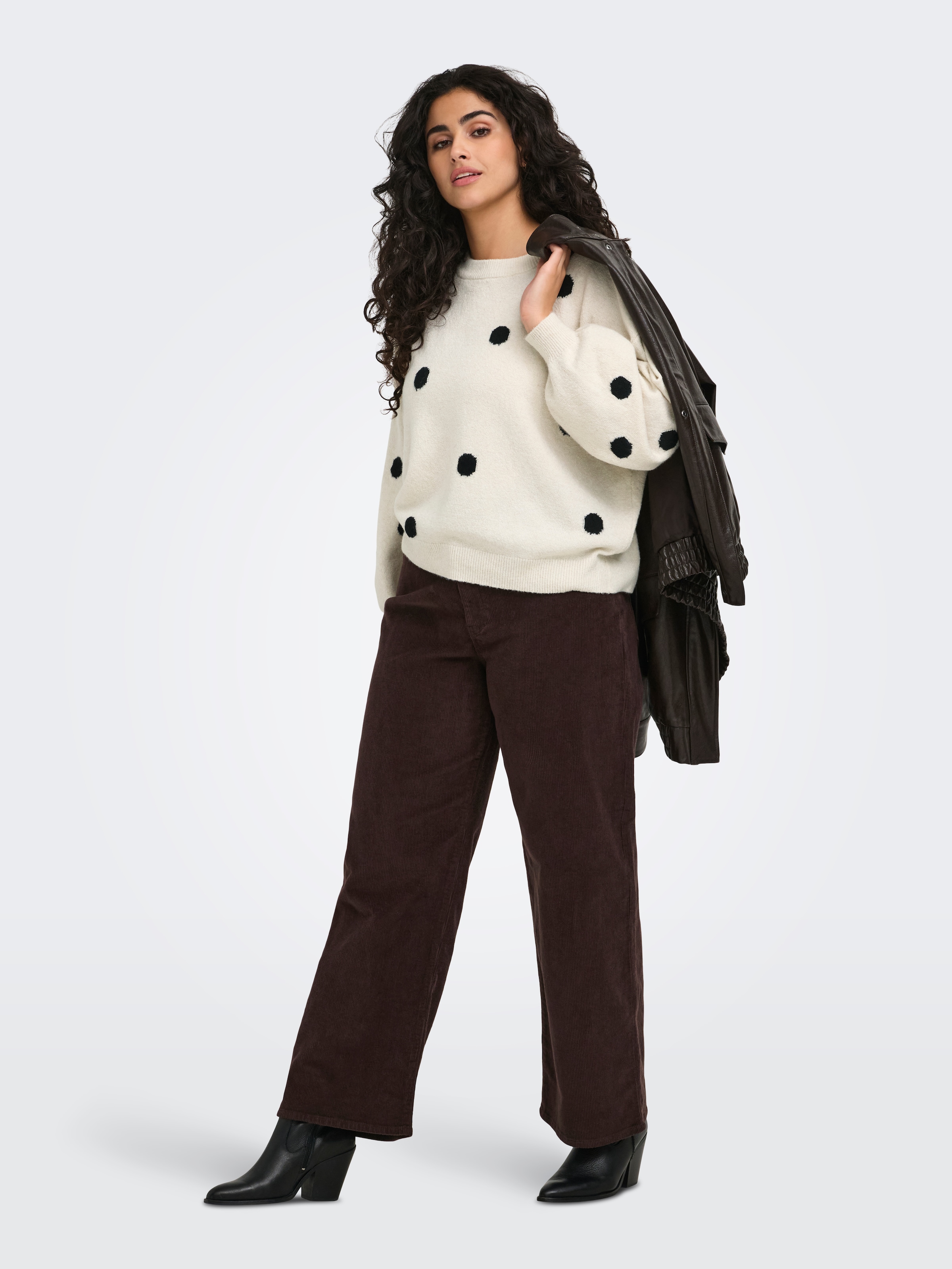 ONLY CARMAKOMA Cordhose »CARHOPE GLOBAL EX HW WIDE CORD PNT NOOS«  Baumwollmischung, High Waist