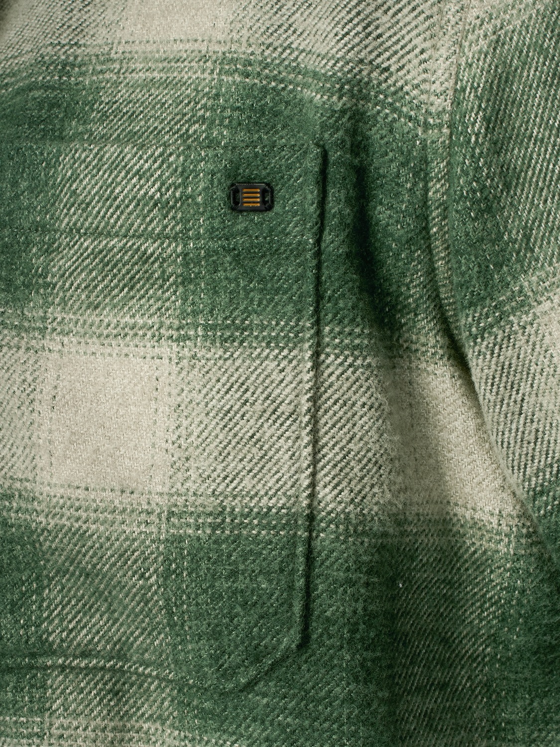 NO EXCESS Langarmshirt, Overshirt im Karo-Design