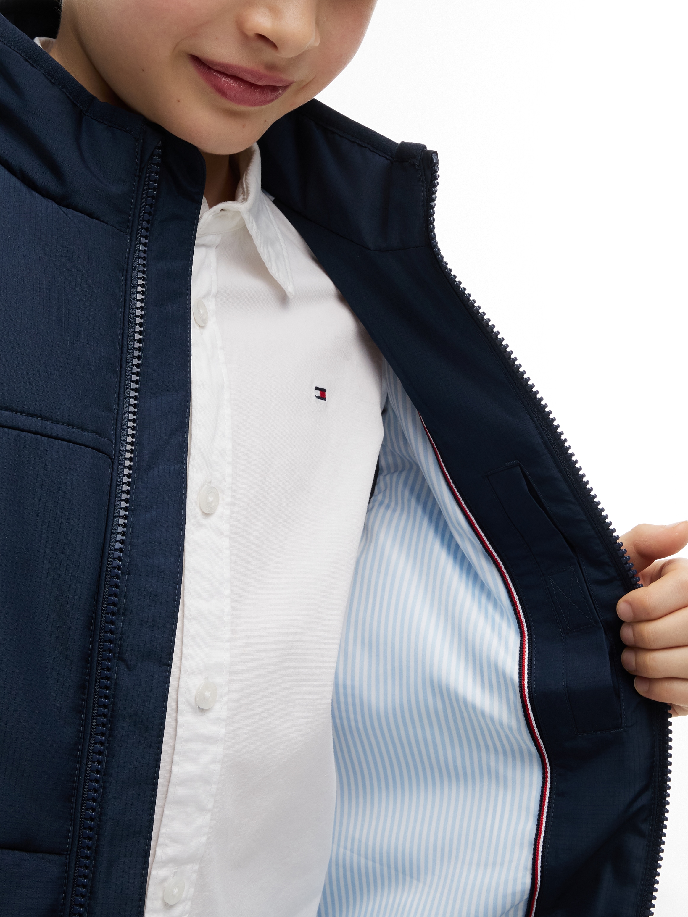 Tommy Hilfiger Steppweste Kinder bis 16 Jahre, Druck