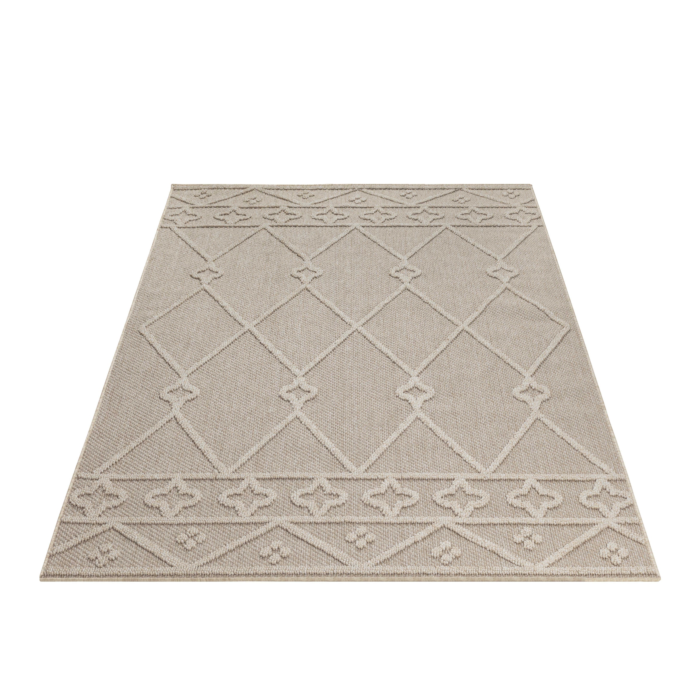 Ayyildiz Teppiche Outdoorteppich »PATARA 4955«, rechteckig, 8 mm Höhe, Läufer / Pflegeleicht / Strapazierfähig / In- und Outdoor geeignet