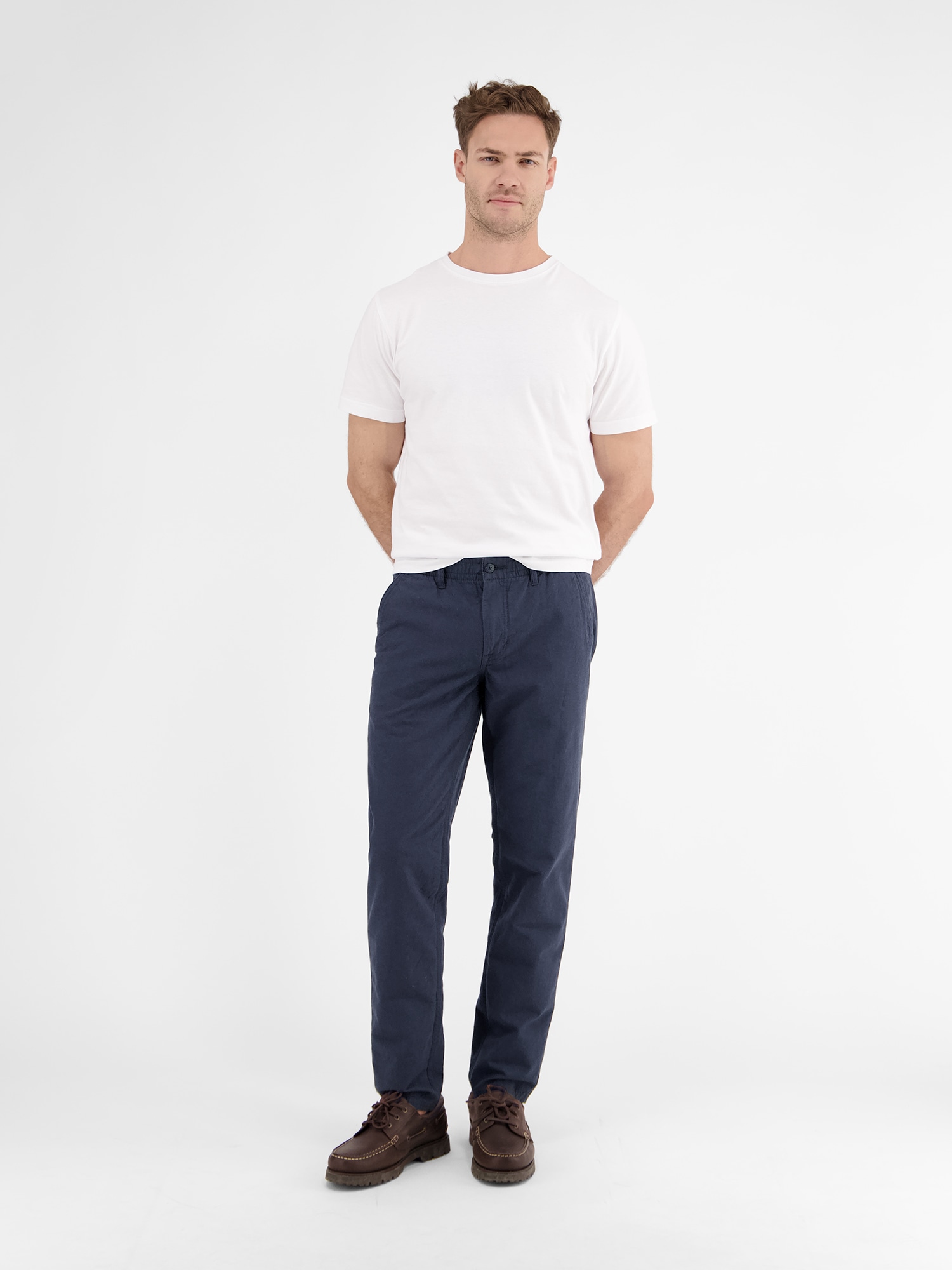 LERROS Chinohose »Sommerliche Chino mit Leinenanteil, RELAX FIT«