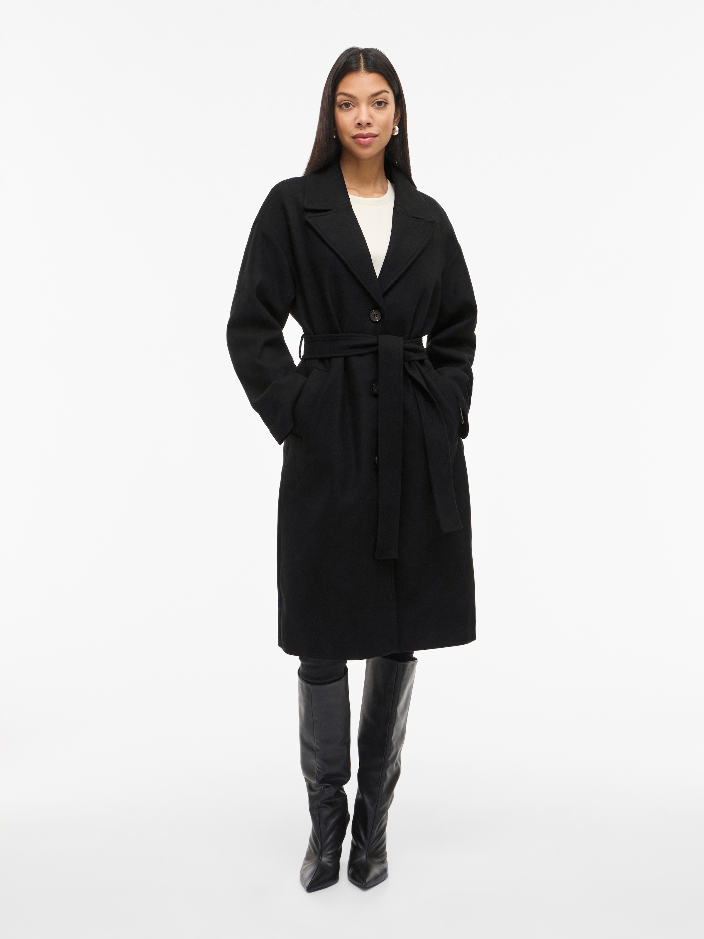 Vila Langmantel »VICLAUDIA L/S LONG COAT - NOOS«