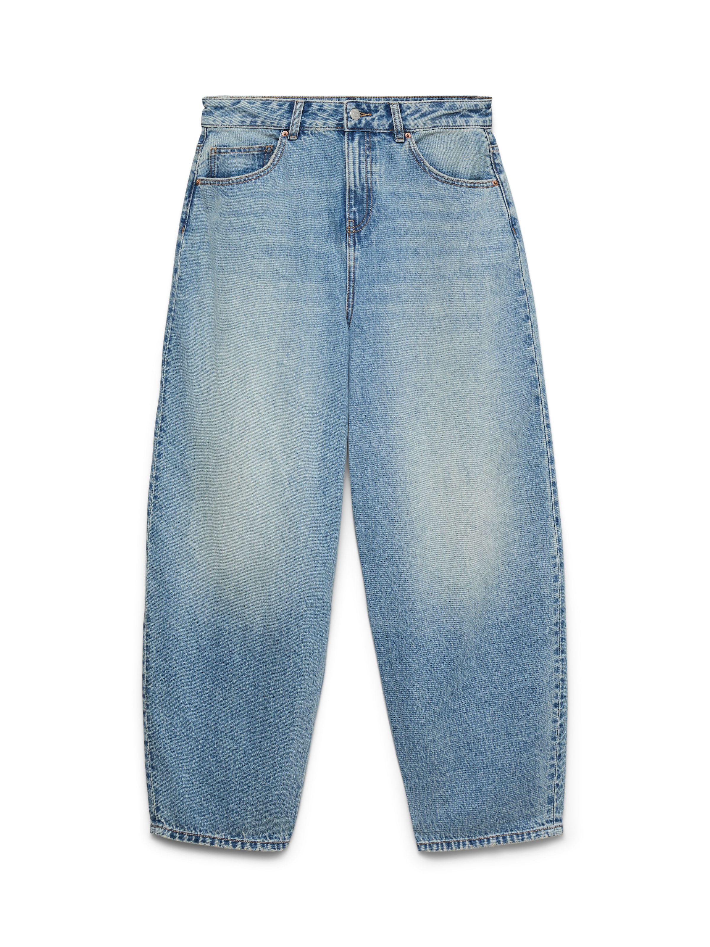 Vero Moda »VMBILLIE HR BARREL ANK JEANS LI3151 NOOS« Baumwolle, Barrel Fit, High Waist