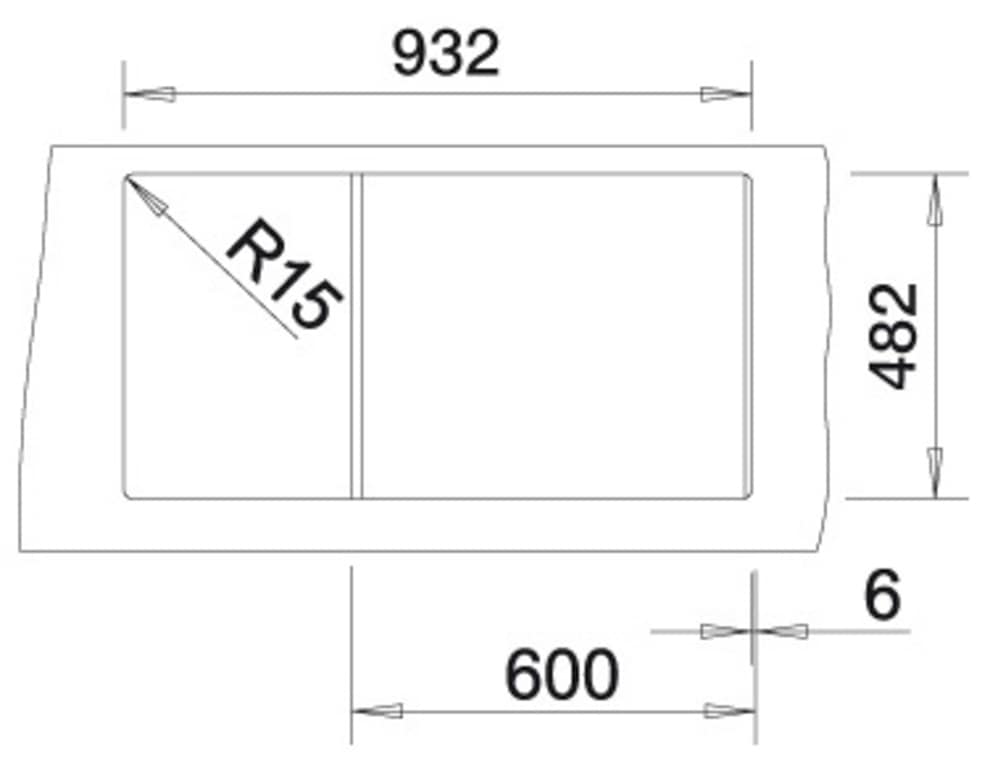 Blanco Edelstahlspüle »TIPO XL 6 S«, zum wechselseitigen Einbau geeignet