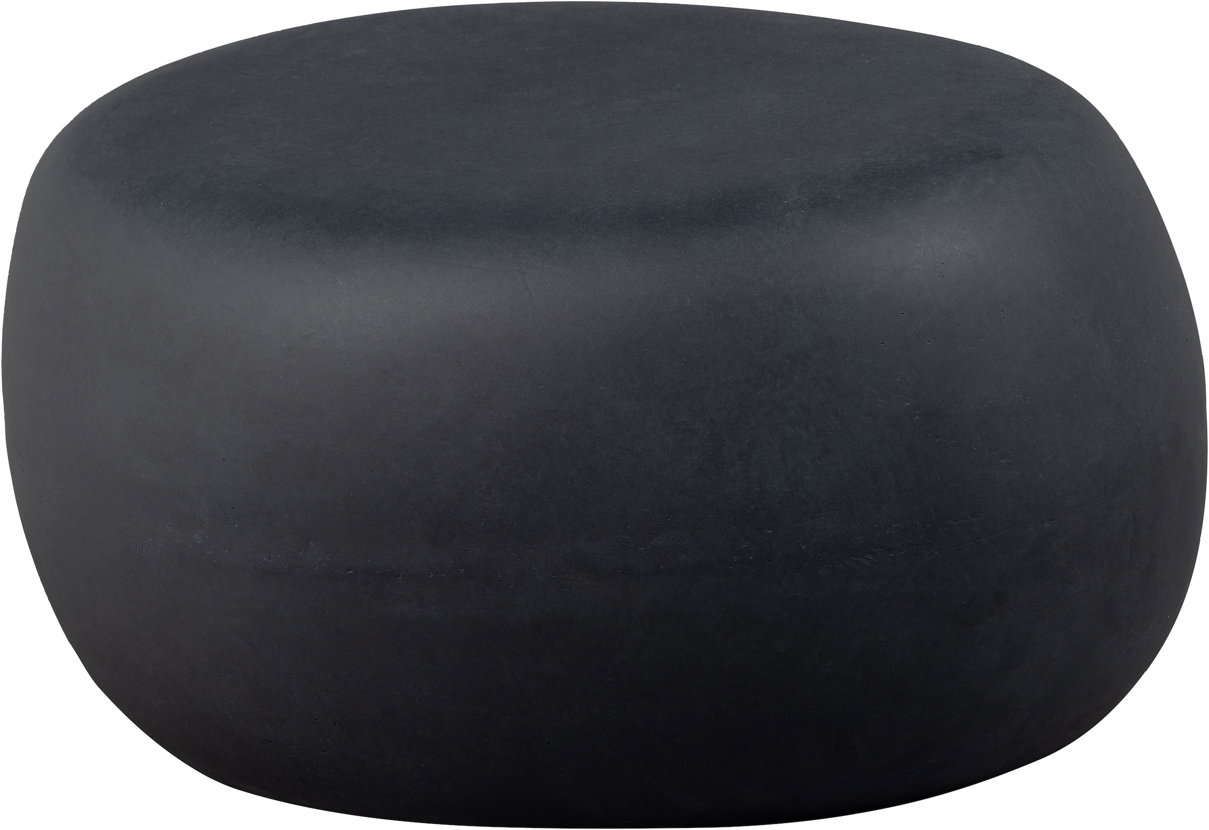 WOOOD Beistelltisch »Pebble aus Fiberclay mit abgerundeter organischer Form« Tragkraft 90 kg, Glasfaser-Ton-Gemisch, offene Materialstruktur