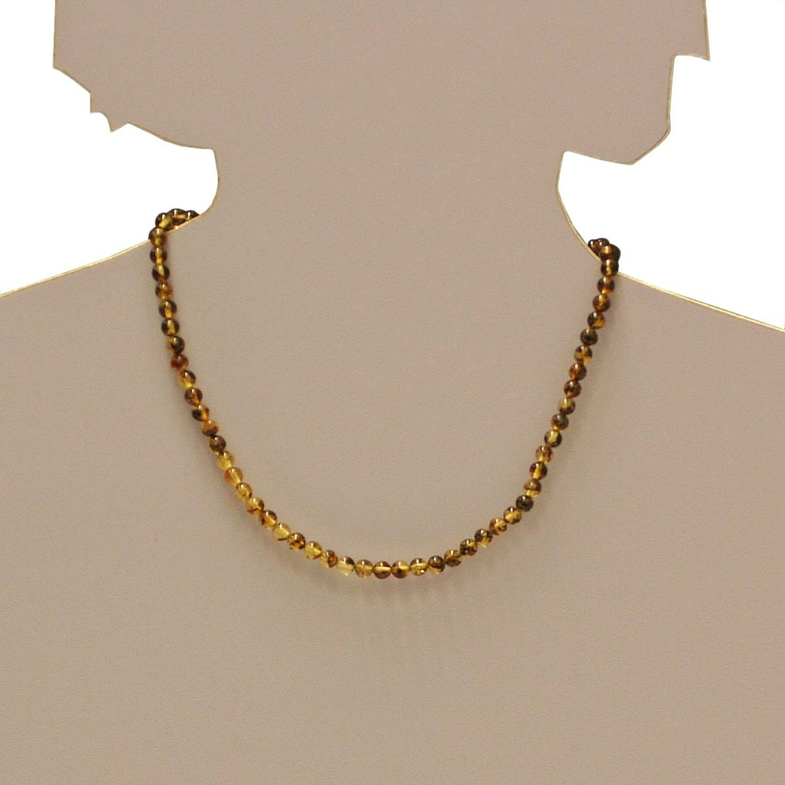 OSTSEE-SCHMUCK Collier »- Kugel 5 mm - Bernstein -,«
