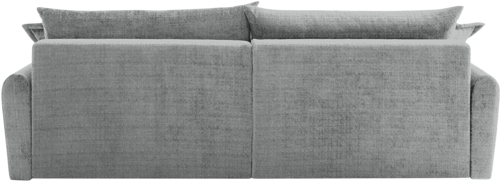 Home affaire Big-Sofa »Finka, Breite 247 cm« Mega-Sofa, Cord oder Chenille-Struktur, mit Federkern & 4 Zierkissen