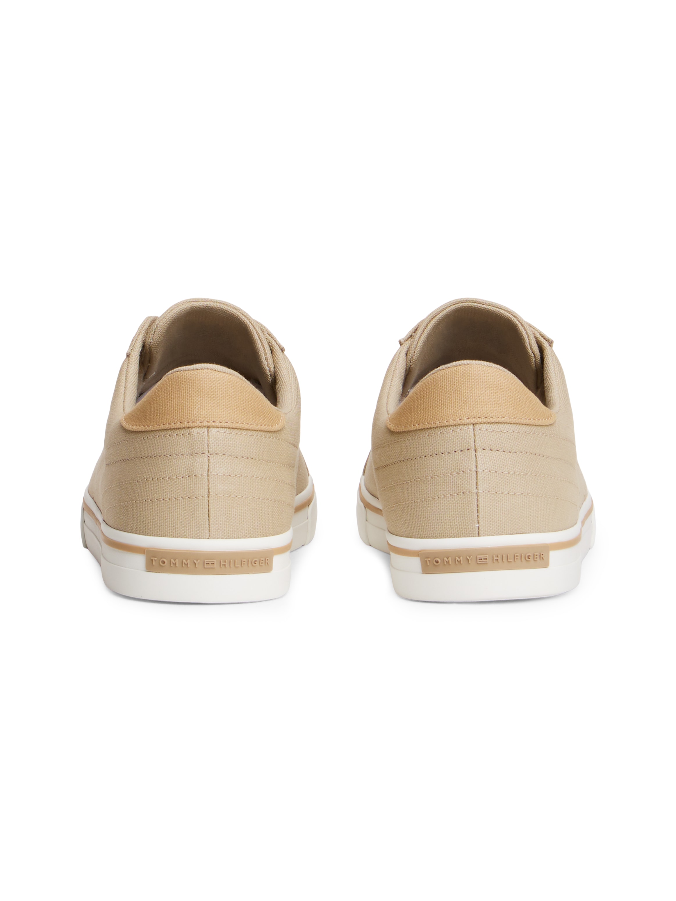 Tommy Hilfiger Sneaker »VULC CORE LONG LACE«  Freizeitschuh, Halbschuh, Schnürschuh mit Kontrastbesatz an der Ferse