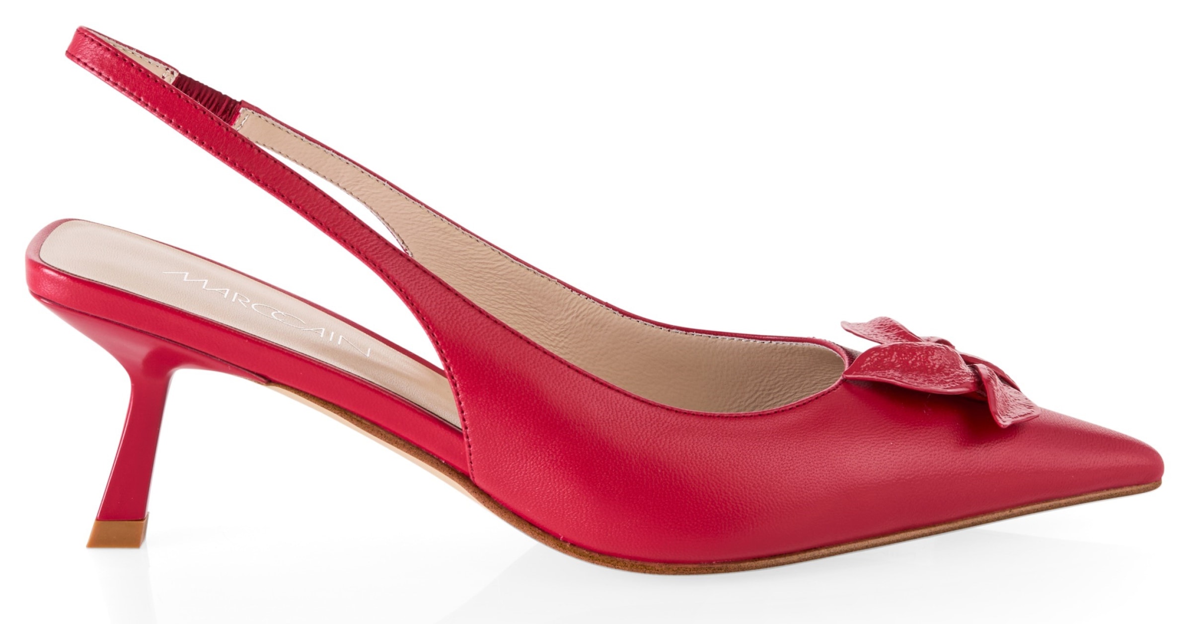 Marc Cain Slingpumps »Glam Dotted Delight«, Pumps, Stiletto mit elastischem Fersenriemchen
