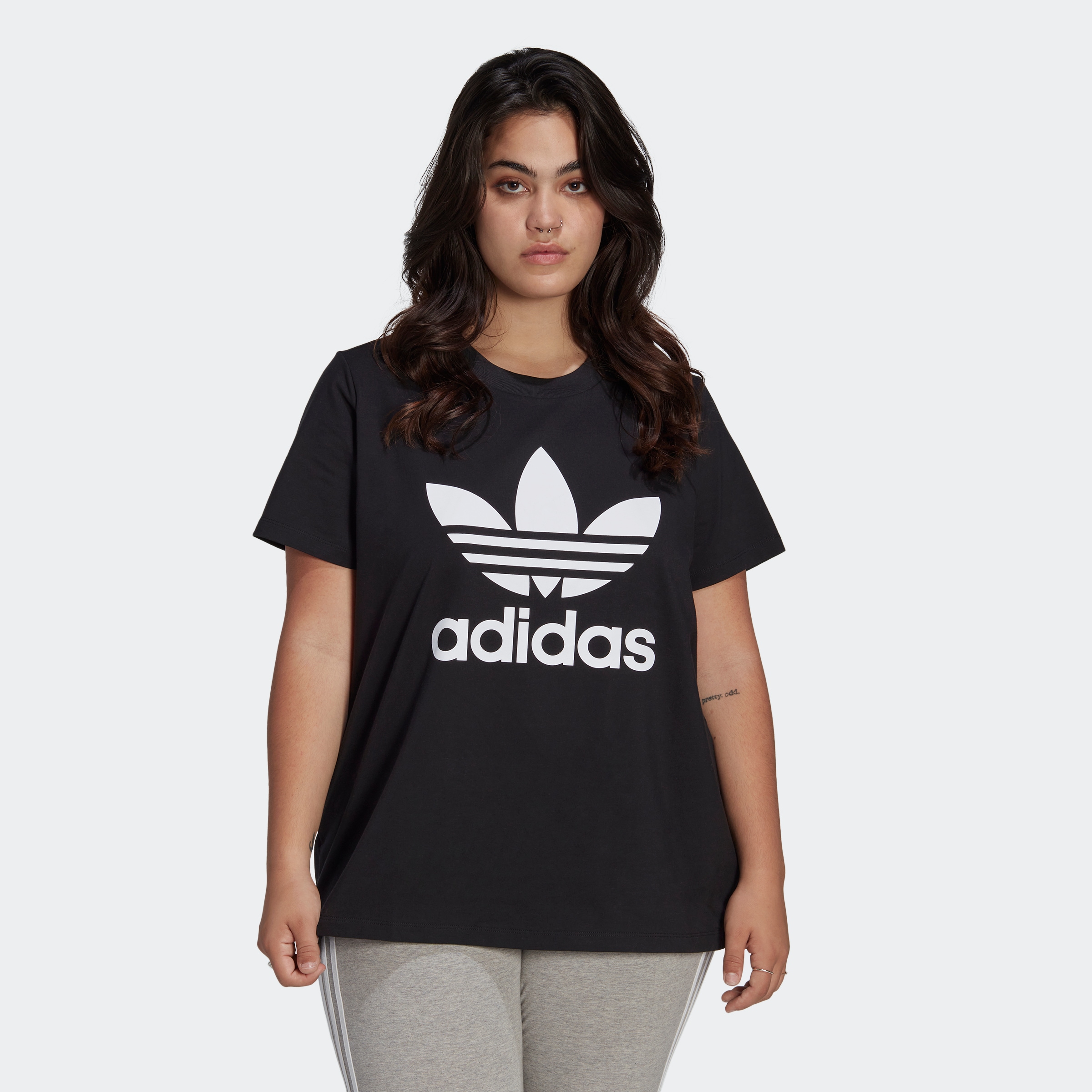 adidas Originals T-Shirt »ADICOLOR CLASSICS TREFOIL – GROSSE GRÖSSEN«  bestellen bei OTTO