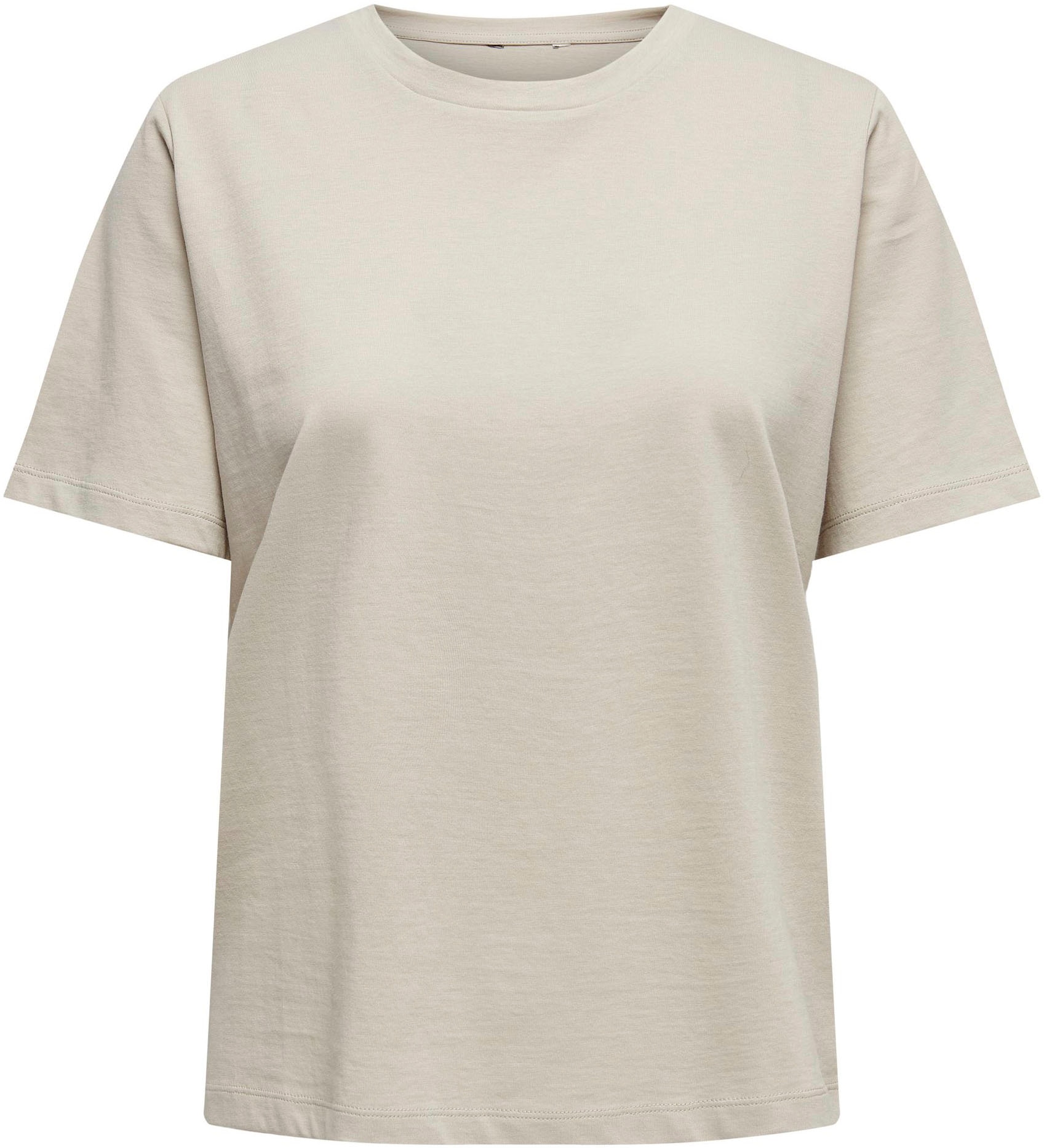 ONLY Kurzarmshirt »ONLONLY – T-Shirt mit Rundhals und klassischem Schnitt«, regular fit, casual, Single Jersey, Baumwolle, Rundhals