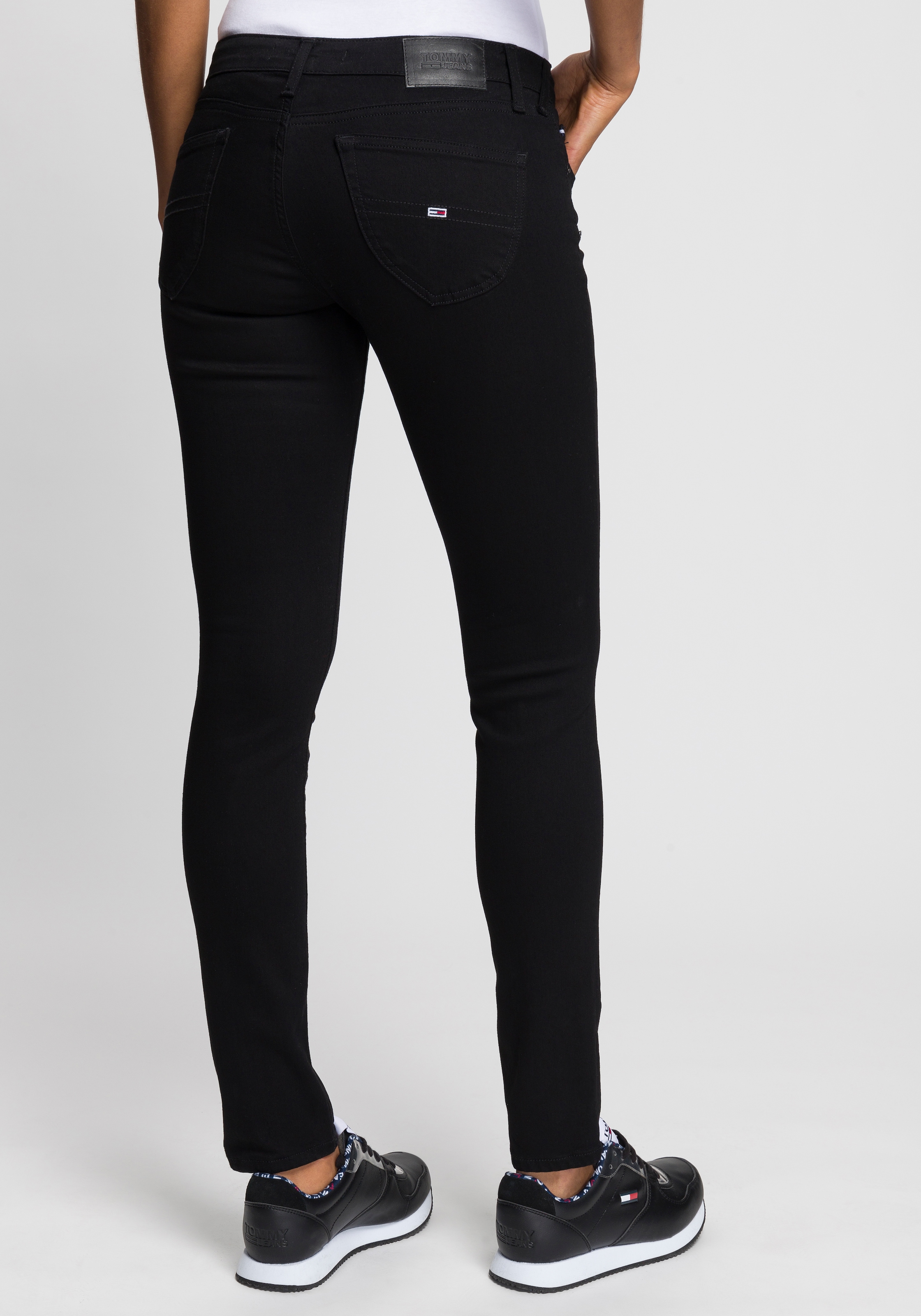 perfektes Stretch, Shaping OTTO Jeans mit bei bestellen Tommy online für Skinny-fit-Jeans,