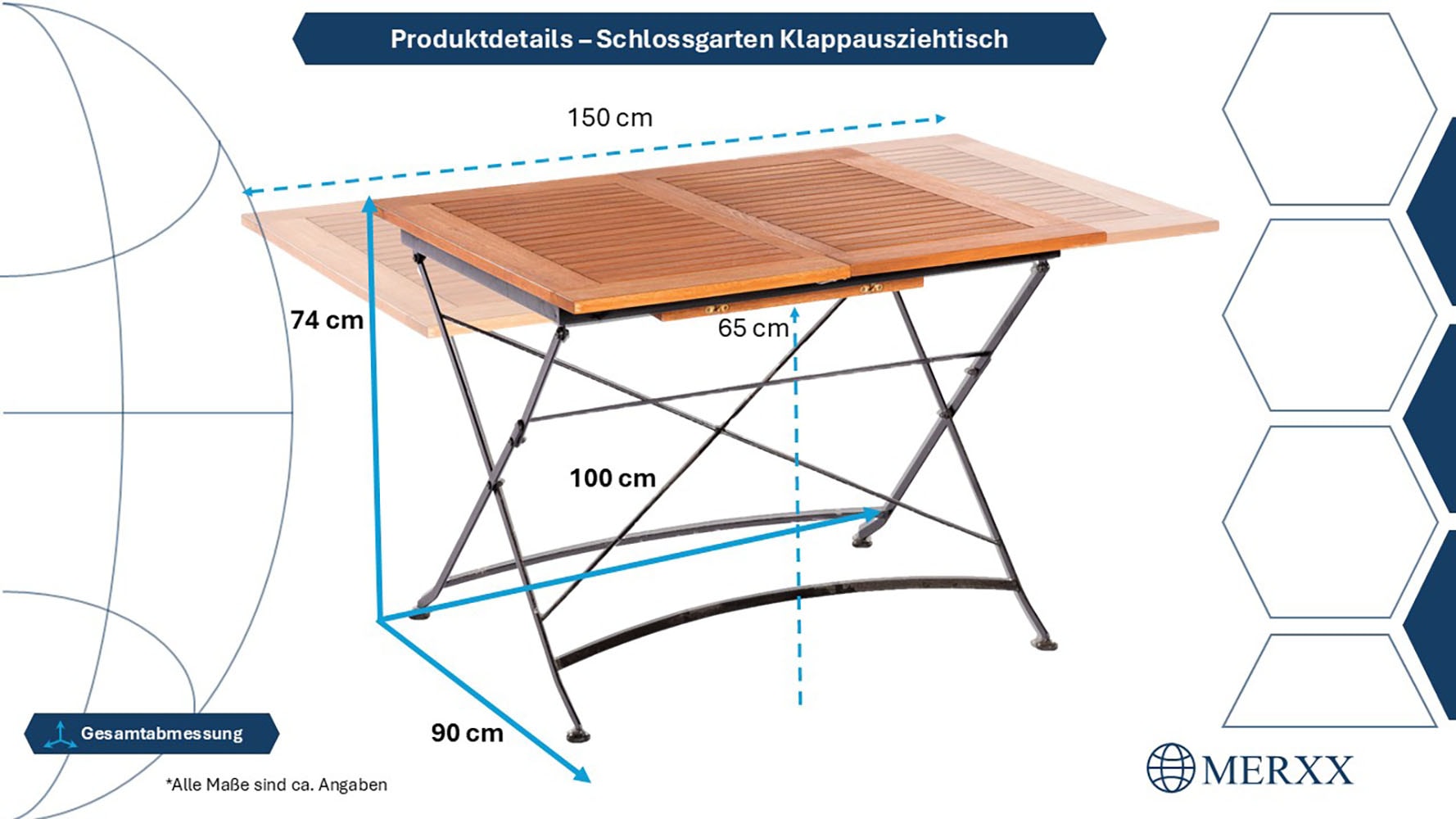 MERXX Garten-Essgruppe »Schloßgarten«