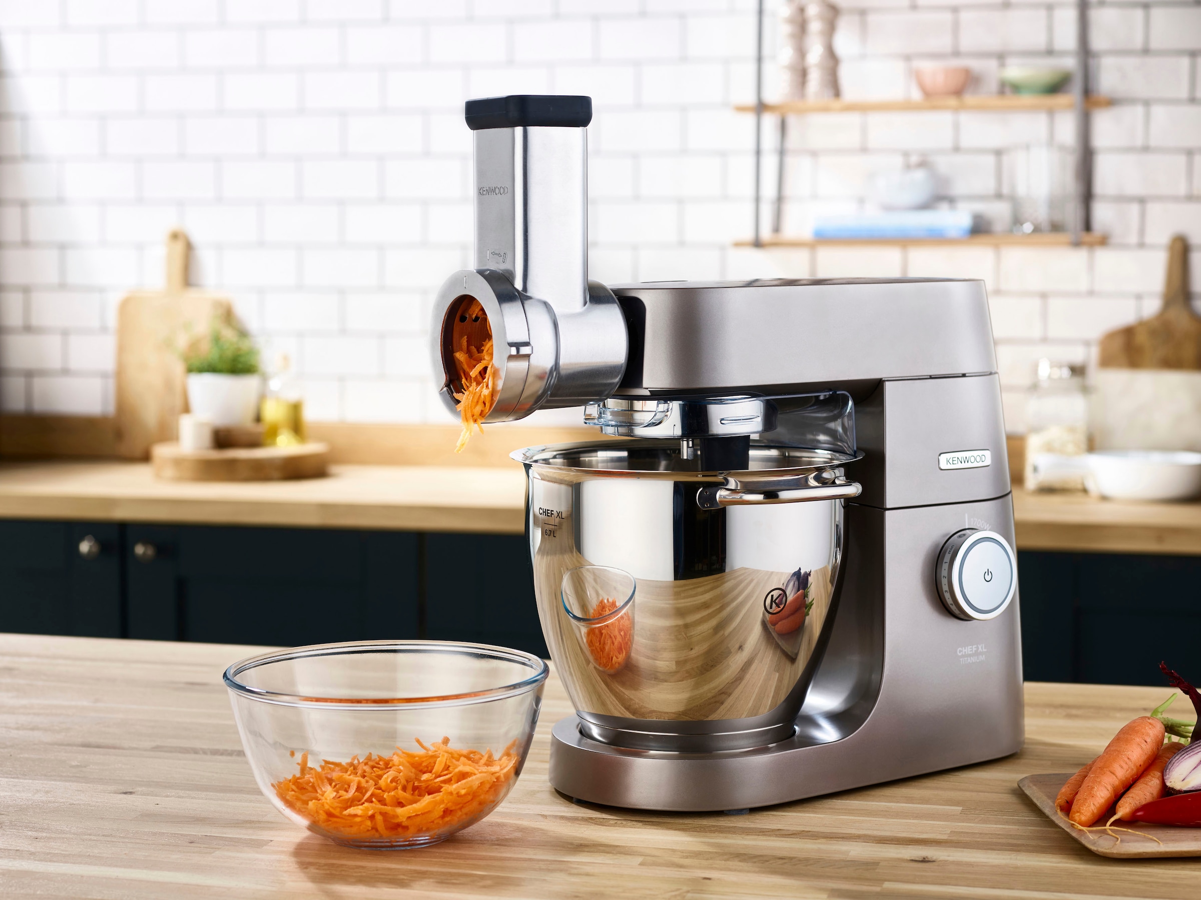KENWOOD Trommelraffel »KAX643ME«, Nur nutzbar mit dem dazugehörigen Adapter (nicht im Lieferumfang)