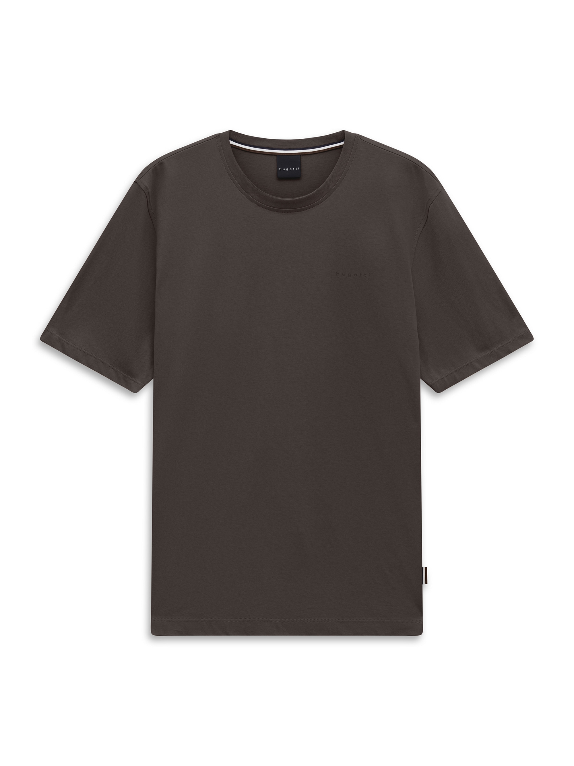bugatti T-Shirt »Modern Fit« Modern Fit Baumwolle Brustprint