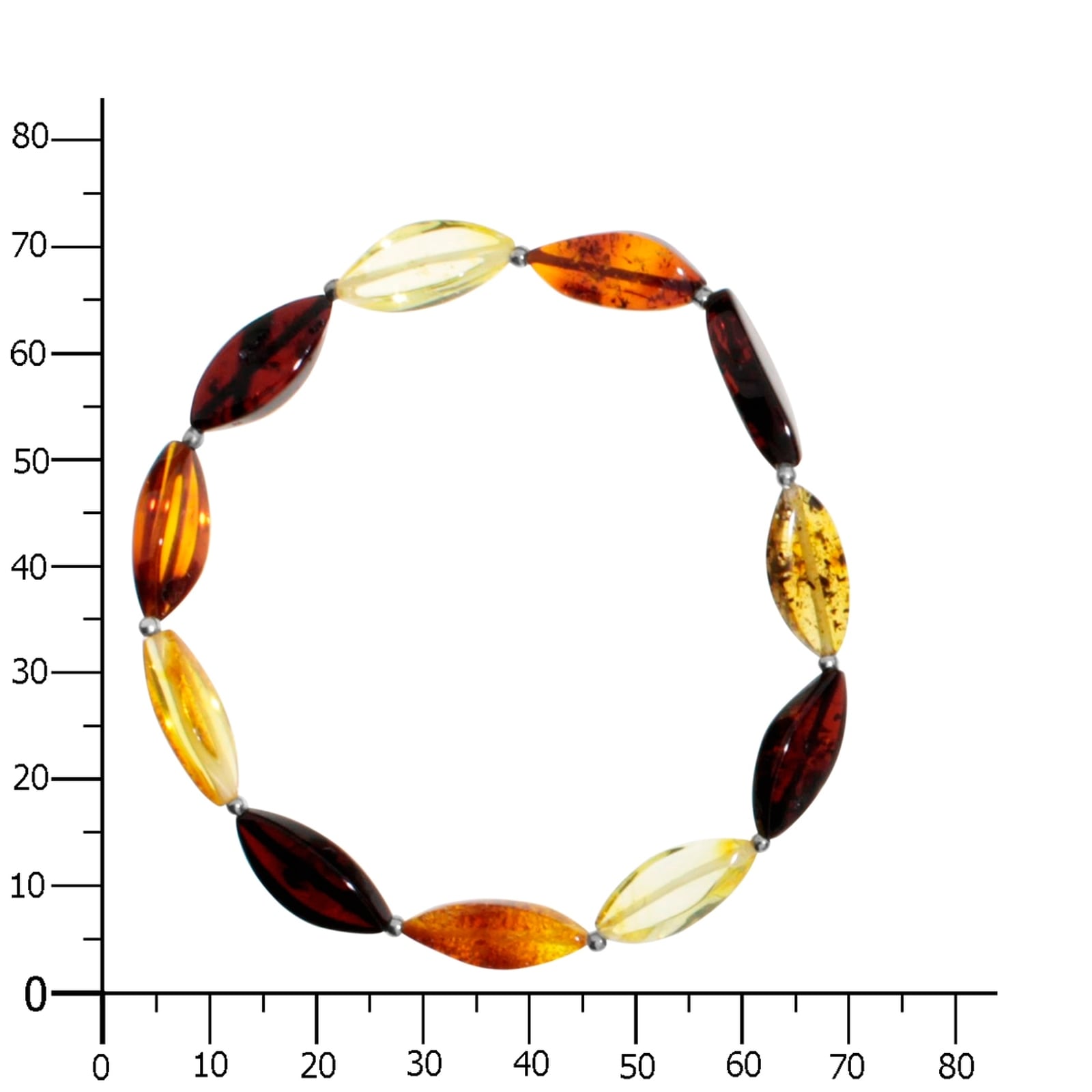 OSTSEE-SCHMUCK Armband »- Tasja - Bernstein -,«