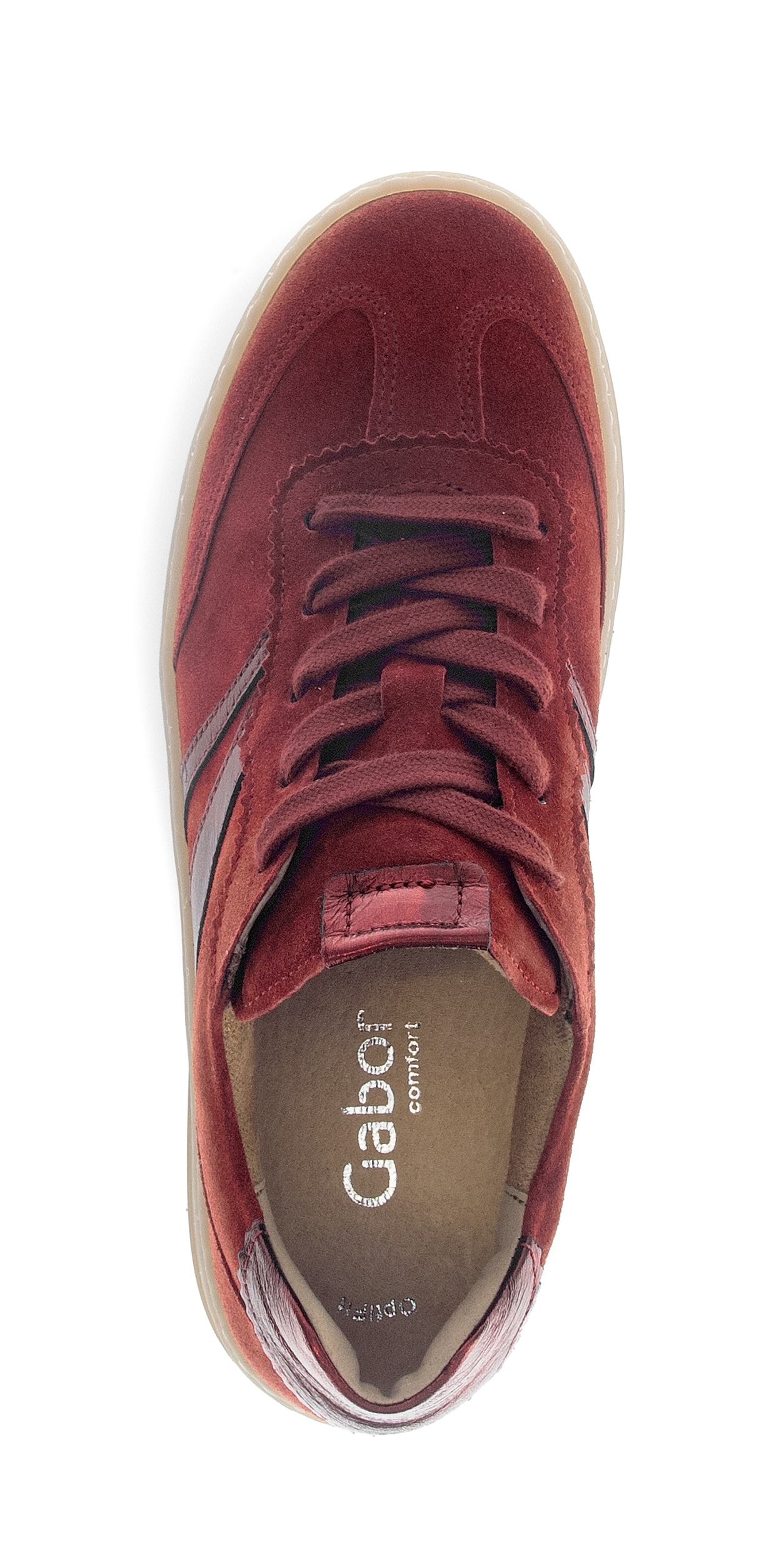 Gabor Plateausneaker »FLORENZ«  , Freizeitschuh, Halbschuh, Schnürschuh in Bequemweite G (= weit)